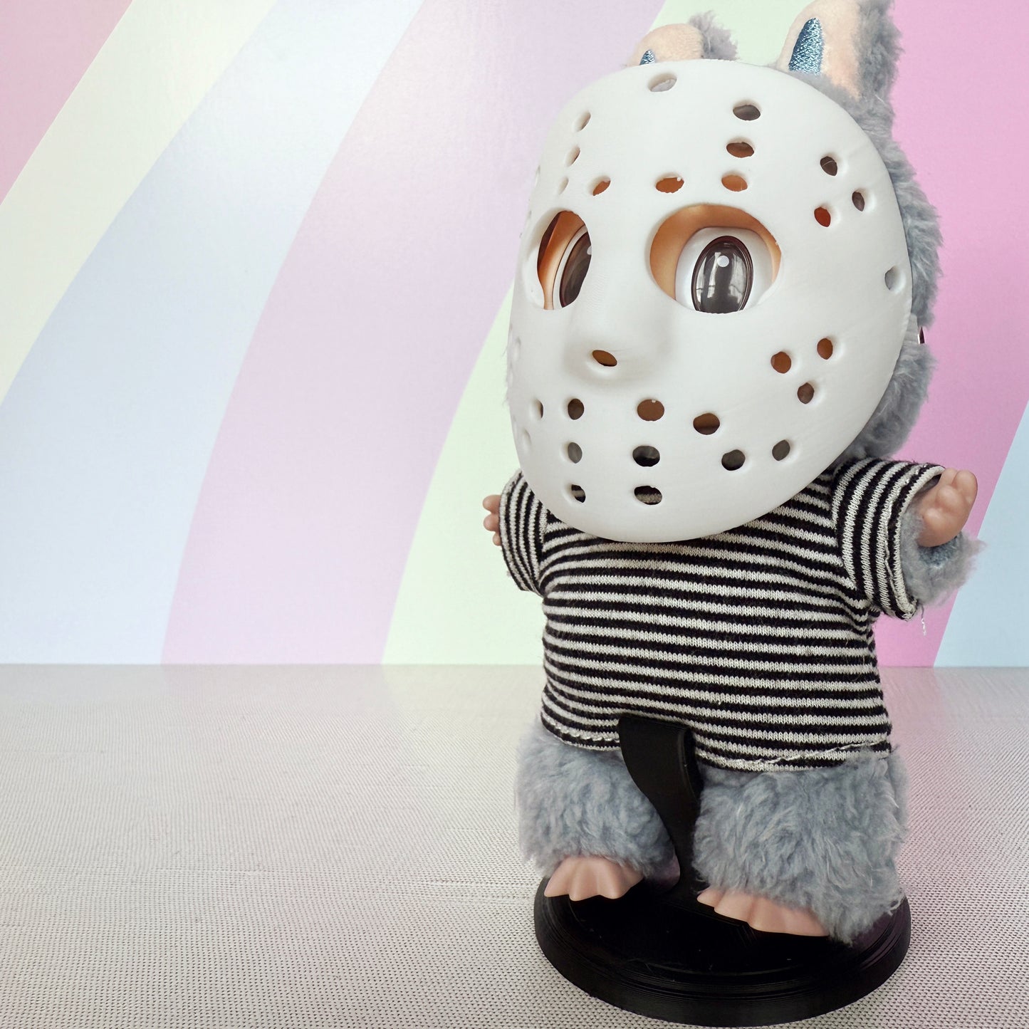 Hockey Mask for Labubu β Mini Horror-Inspired Accessory