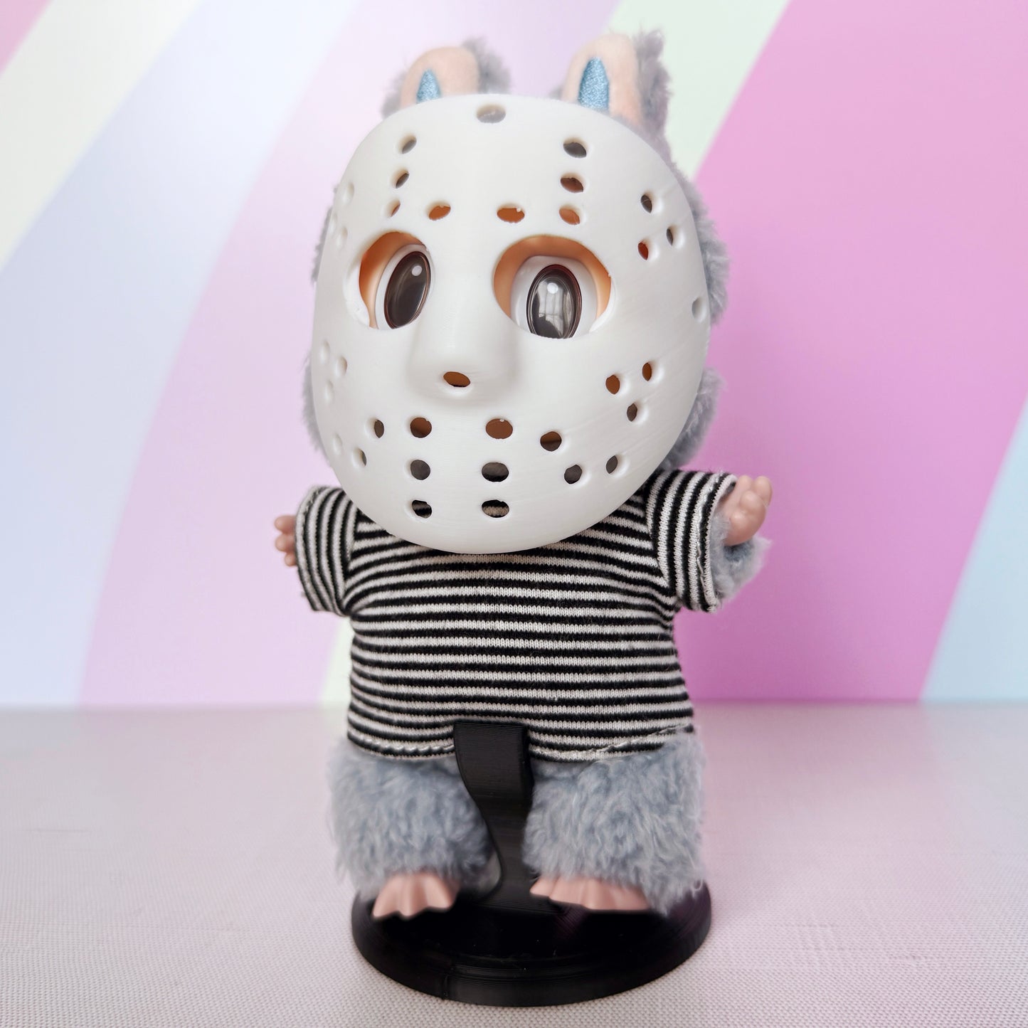 Hockey Mask for Labubu β Mini Horror-Inspired Accessory
