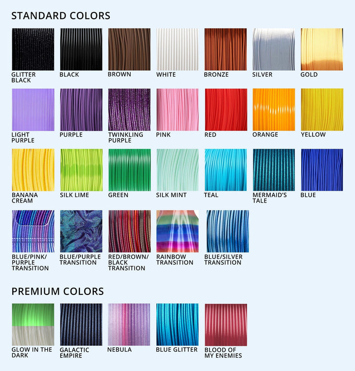 Color swatches