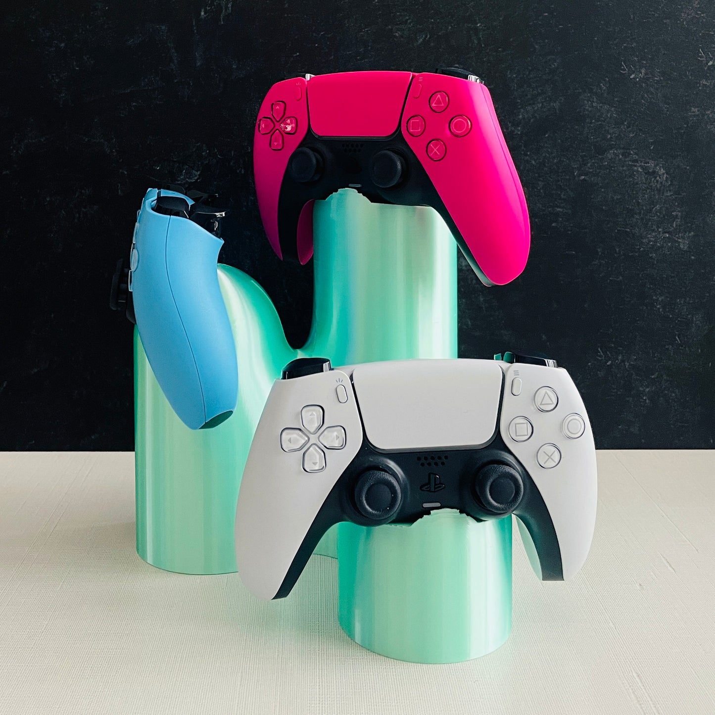 Modern Triple Controller Stand