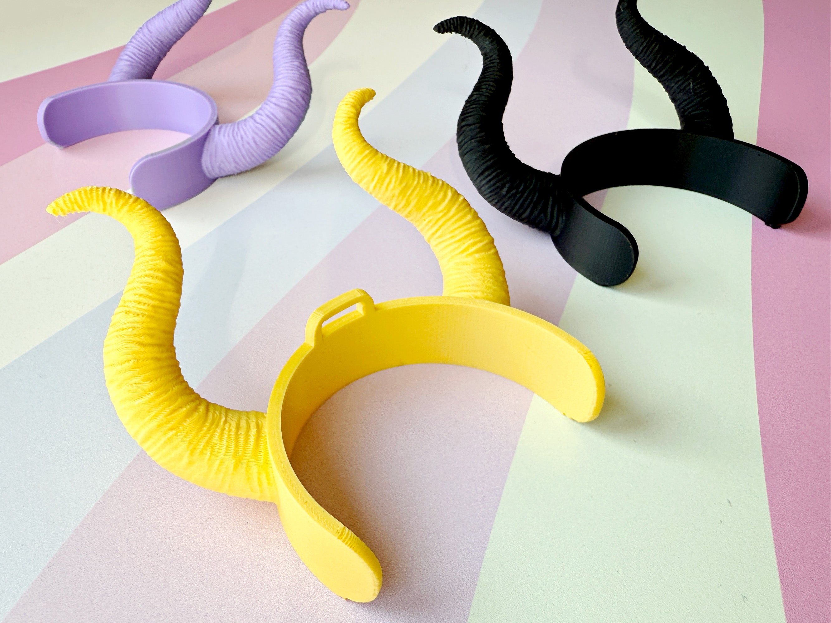 Twisted Horn Headband for Mini Plush Figures - Fantasy Edition