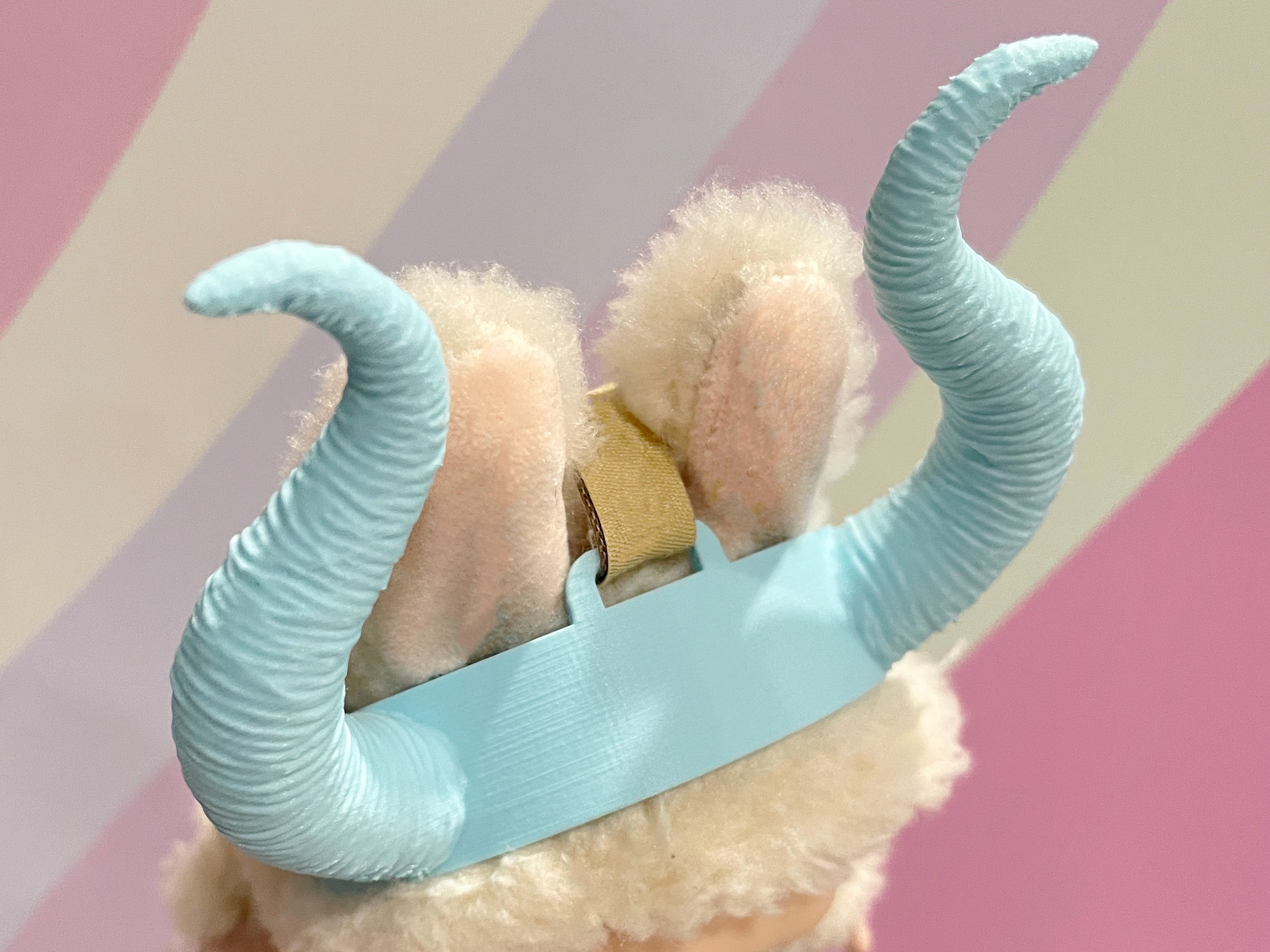 Twisted Horn Headband for Mini Plush Figures - Fantasy Edition