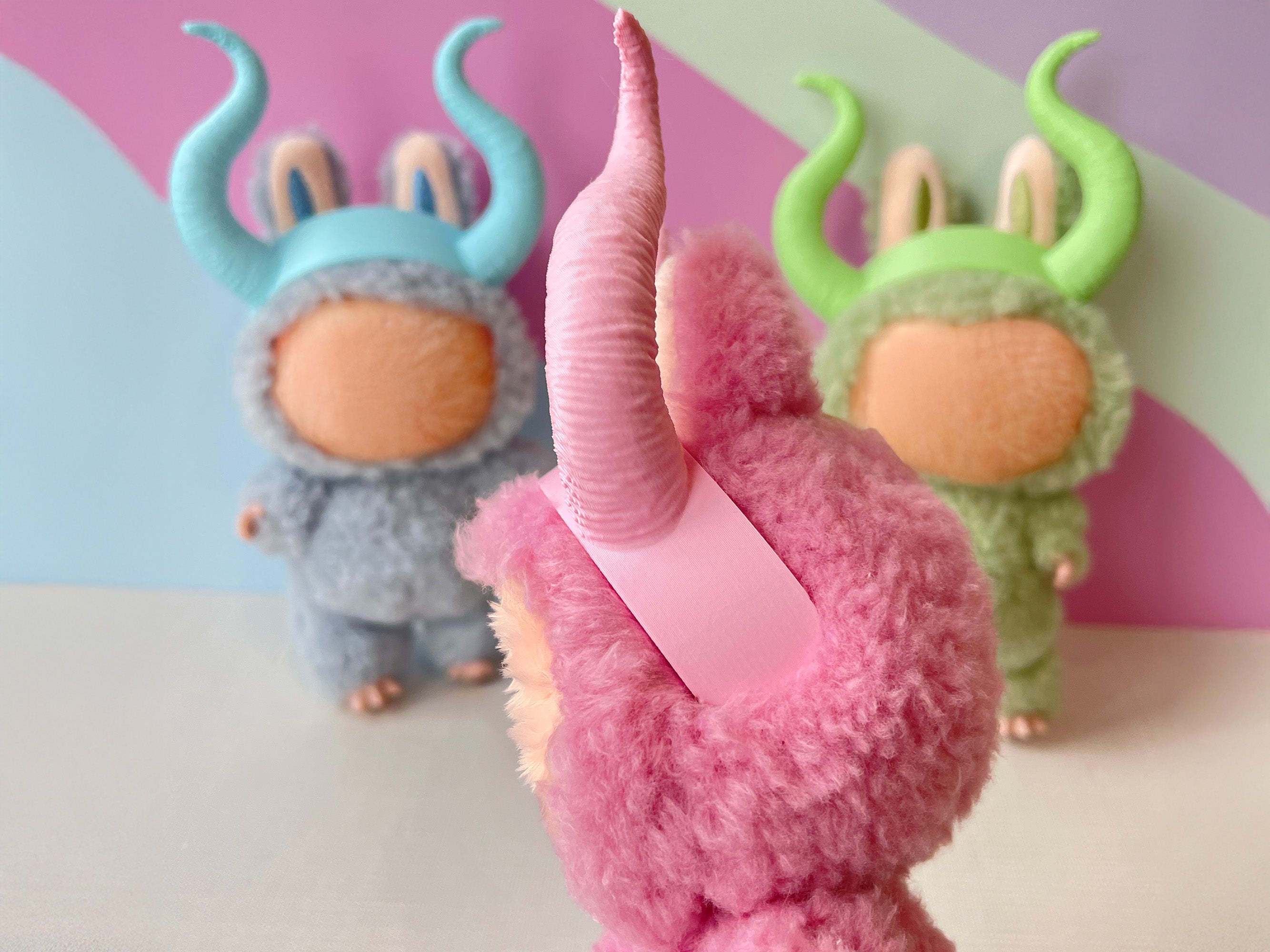 Twisted Horn Headband for Mini Plush Figures - Fantasy Edition