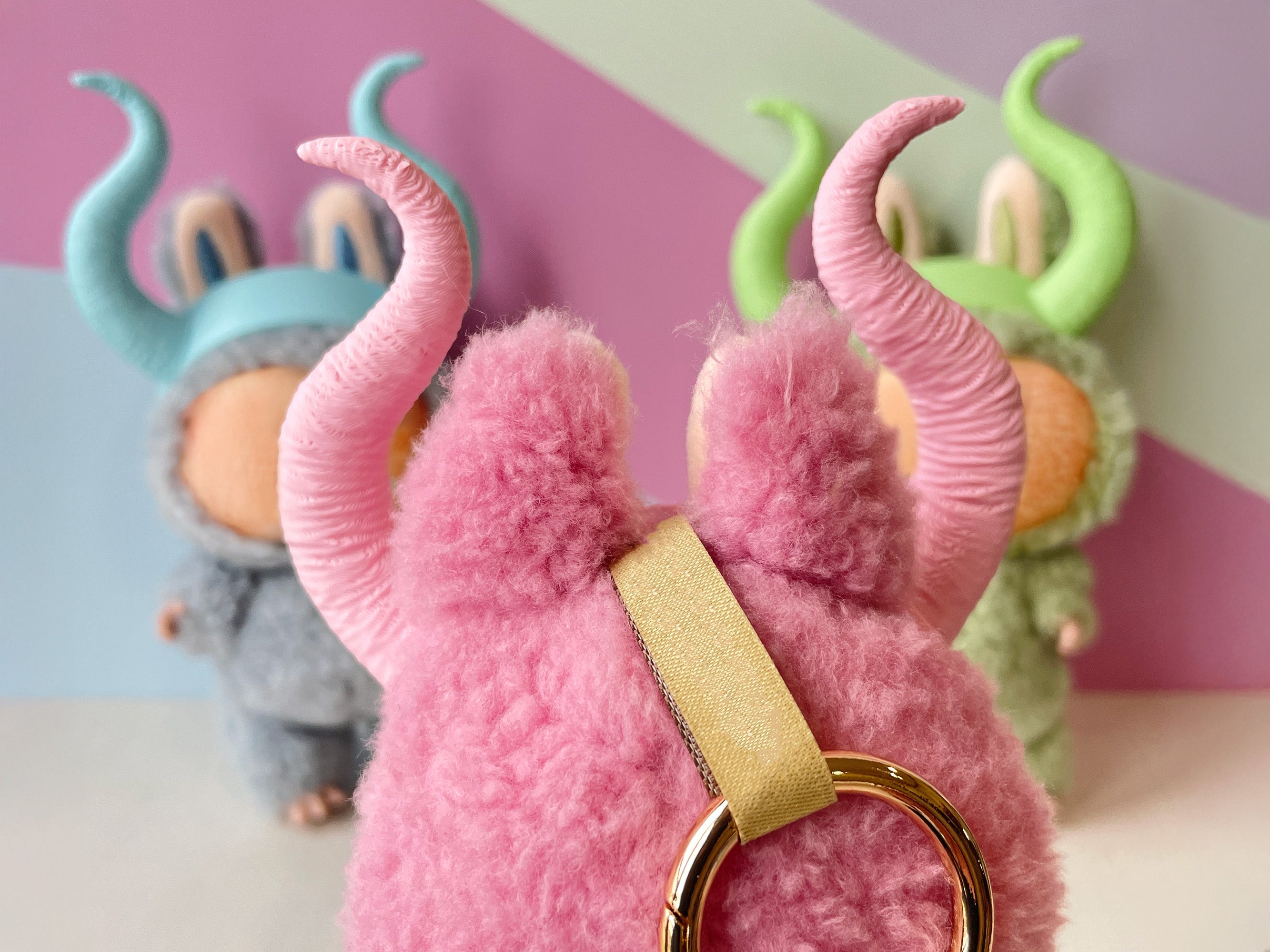 Twisted Horn Headband for Mini Plush Figures - Fantasy Edition