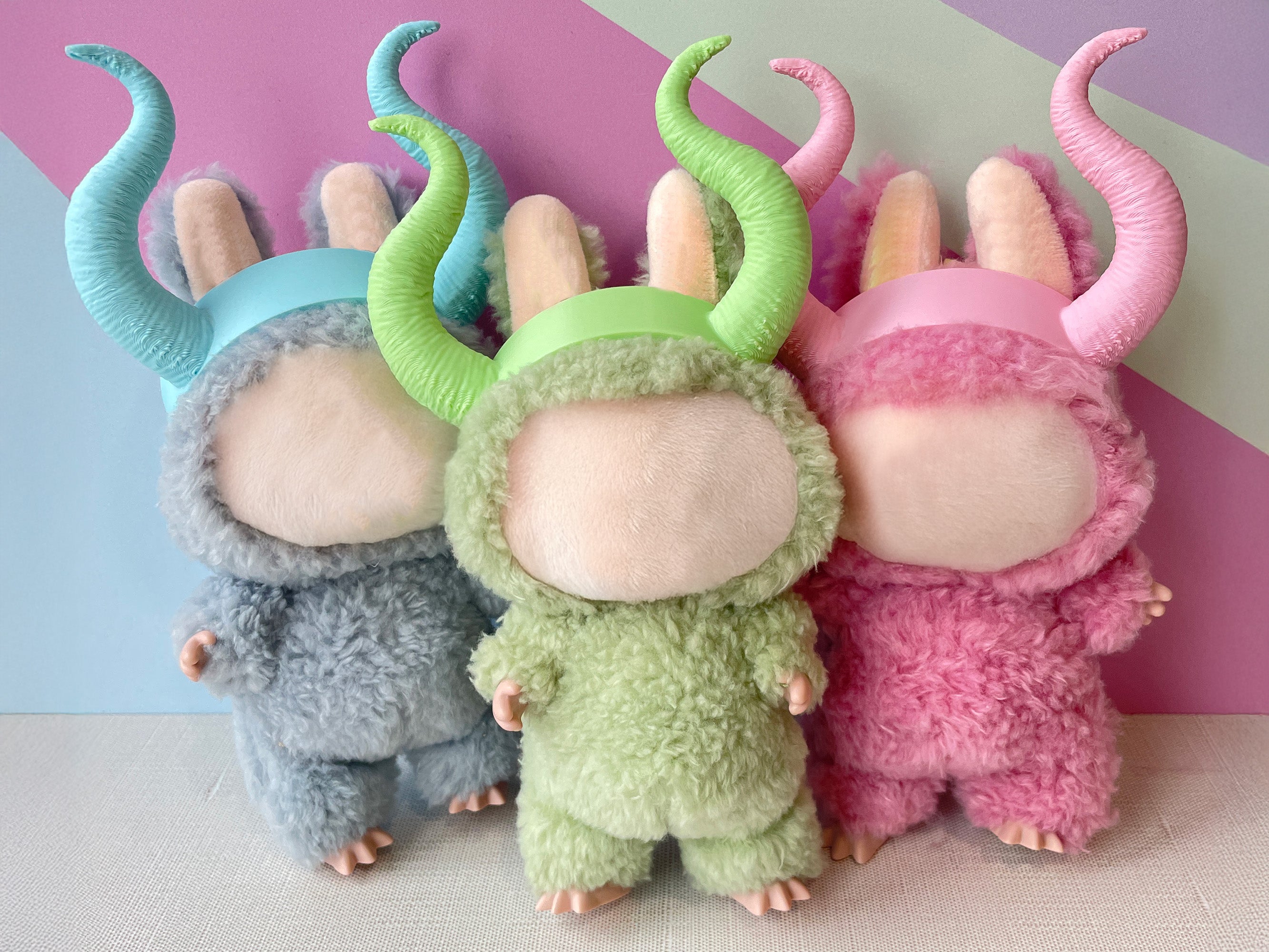 Twisted Horn Headband for Mini Plush Figures - Fantasy Edition