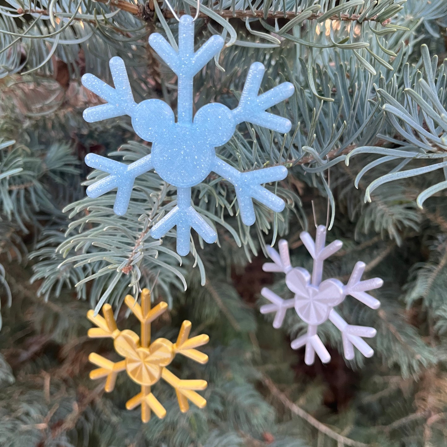 Mouse Snowflake Ornament