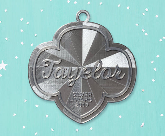 Personalized Silver Award/Ornament Medallion