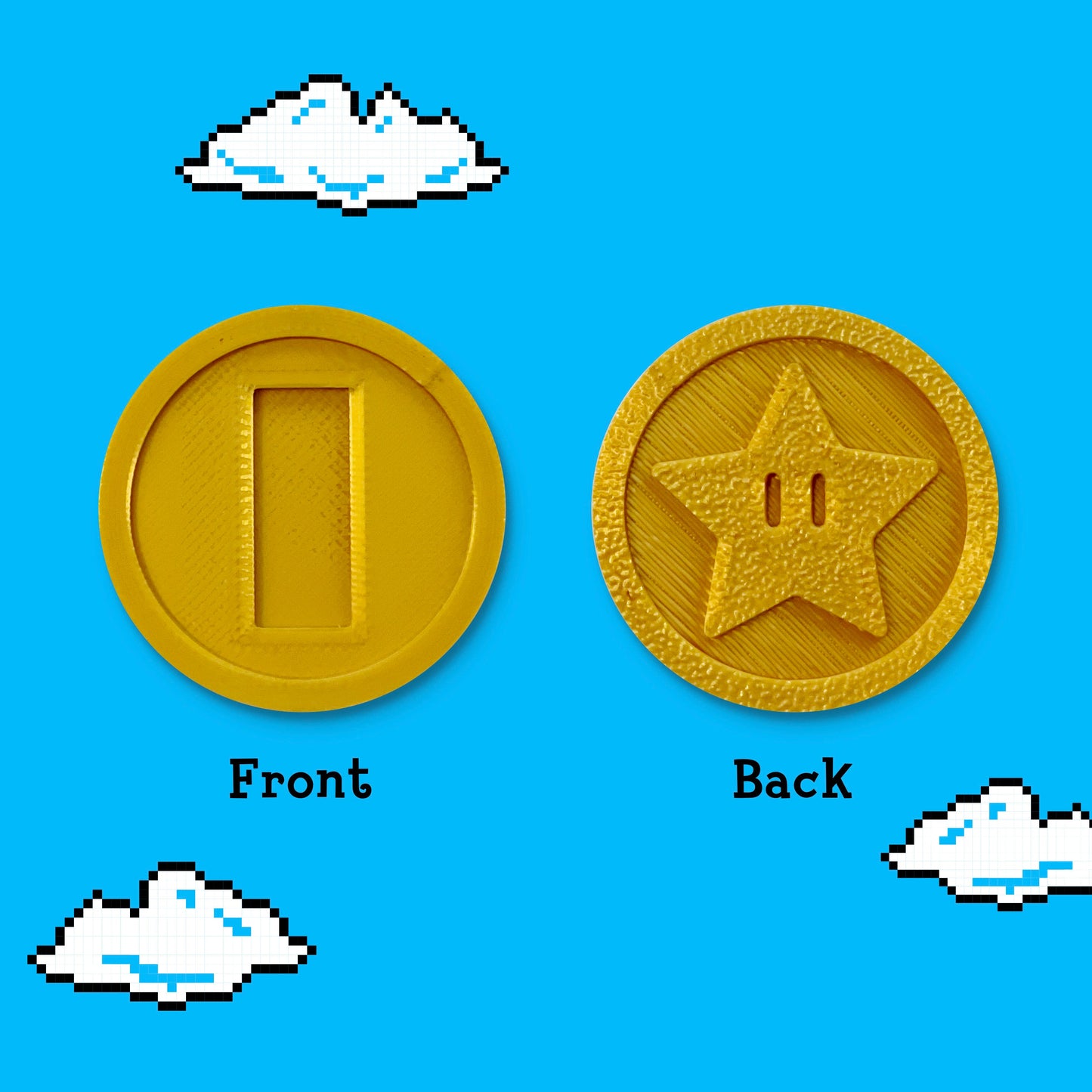 Mario Replica Coins for Cosplay, Party Favors