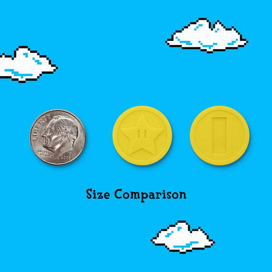 Mario Coins, Single Sided for DIY Projects