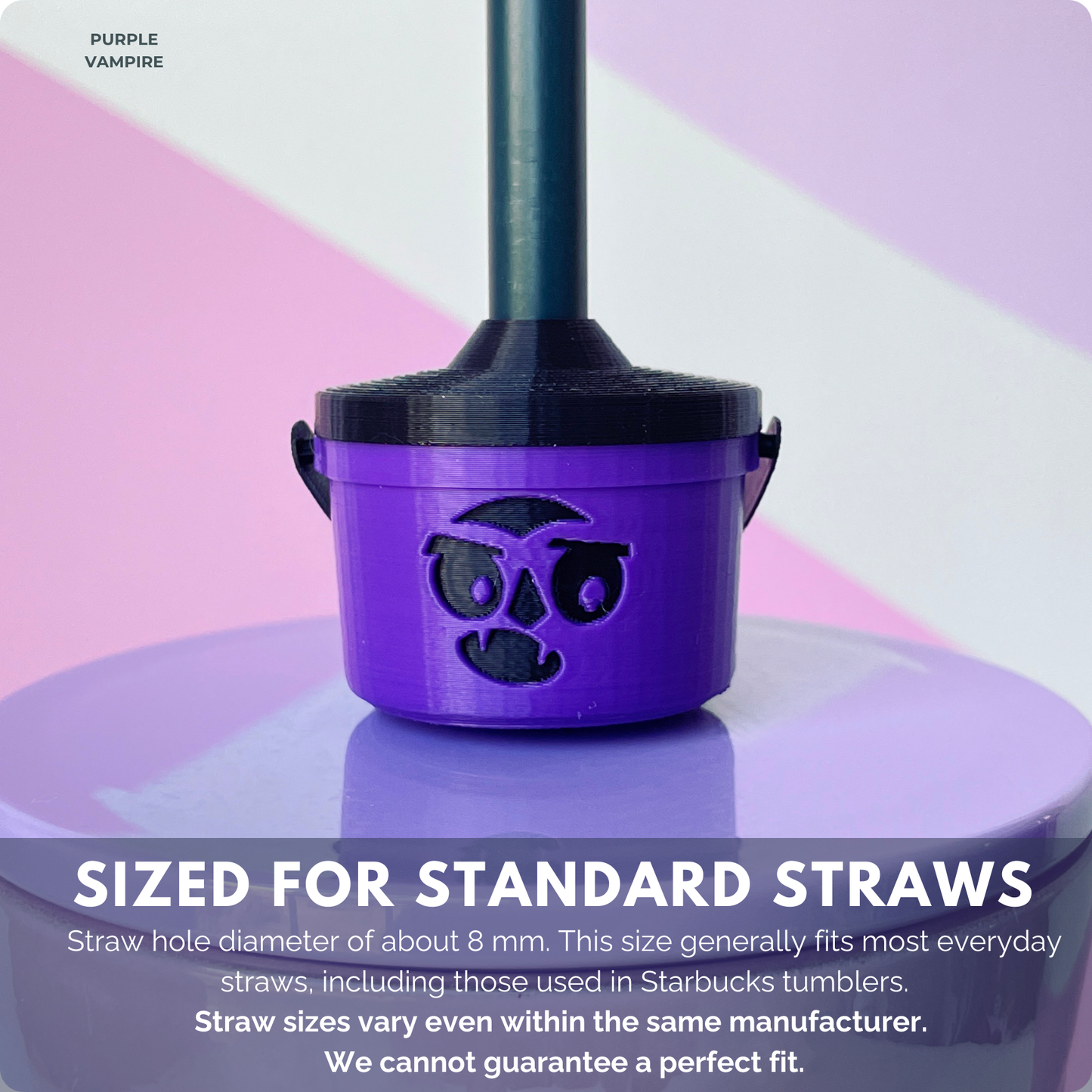 Halloween Buckets for STANDARD Straw Toppers