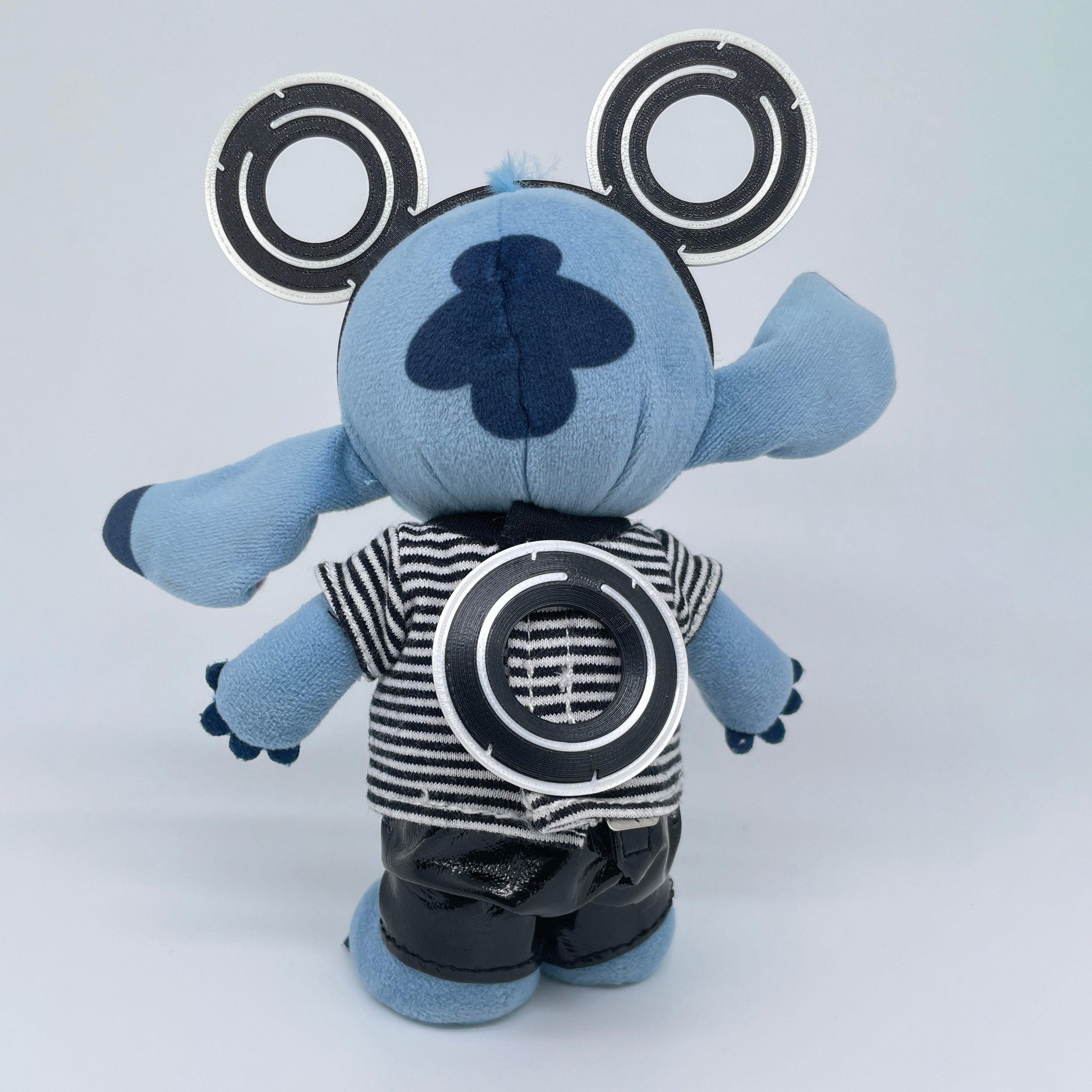 Neon Circuit Ears & Light Disc Set for Mini Plush Figures