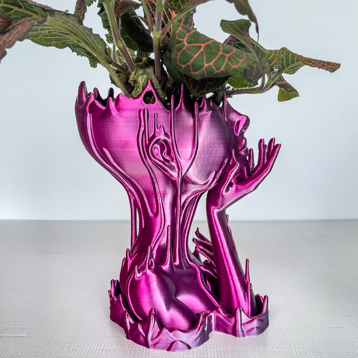 Reverse Melted Woman Succulent Planter