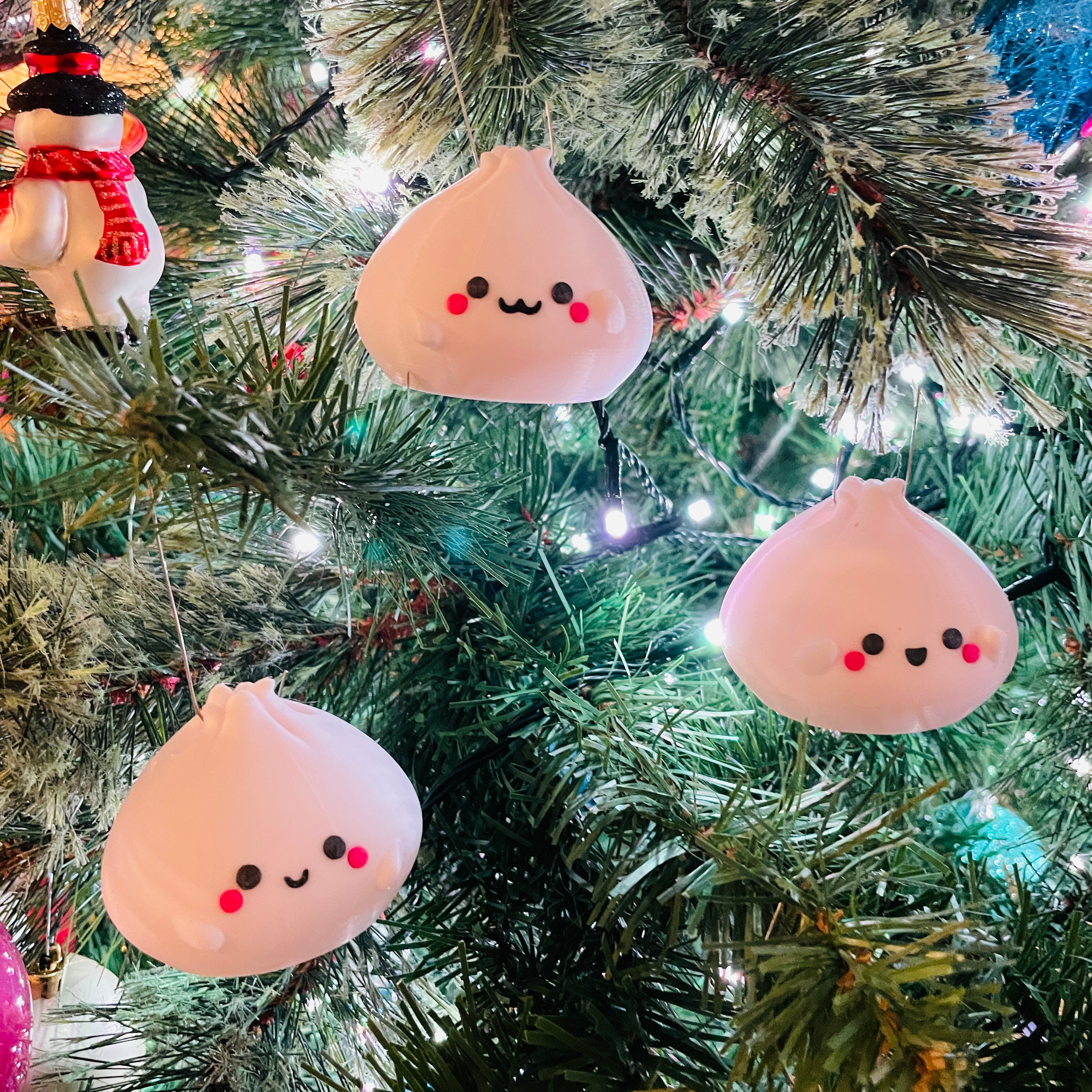 Kawaii Dim Sum Ornaments