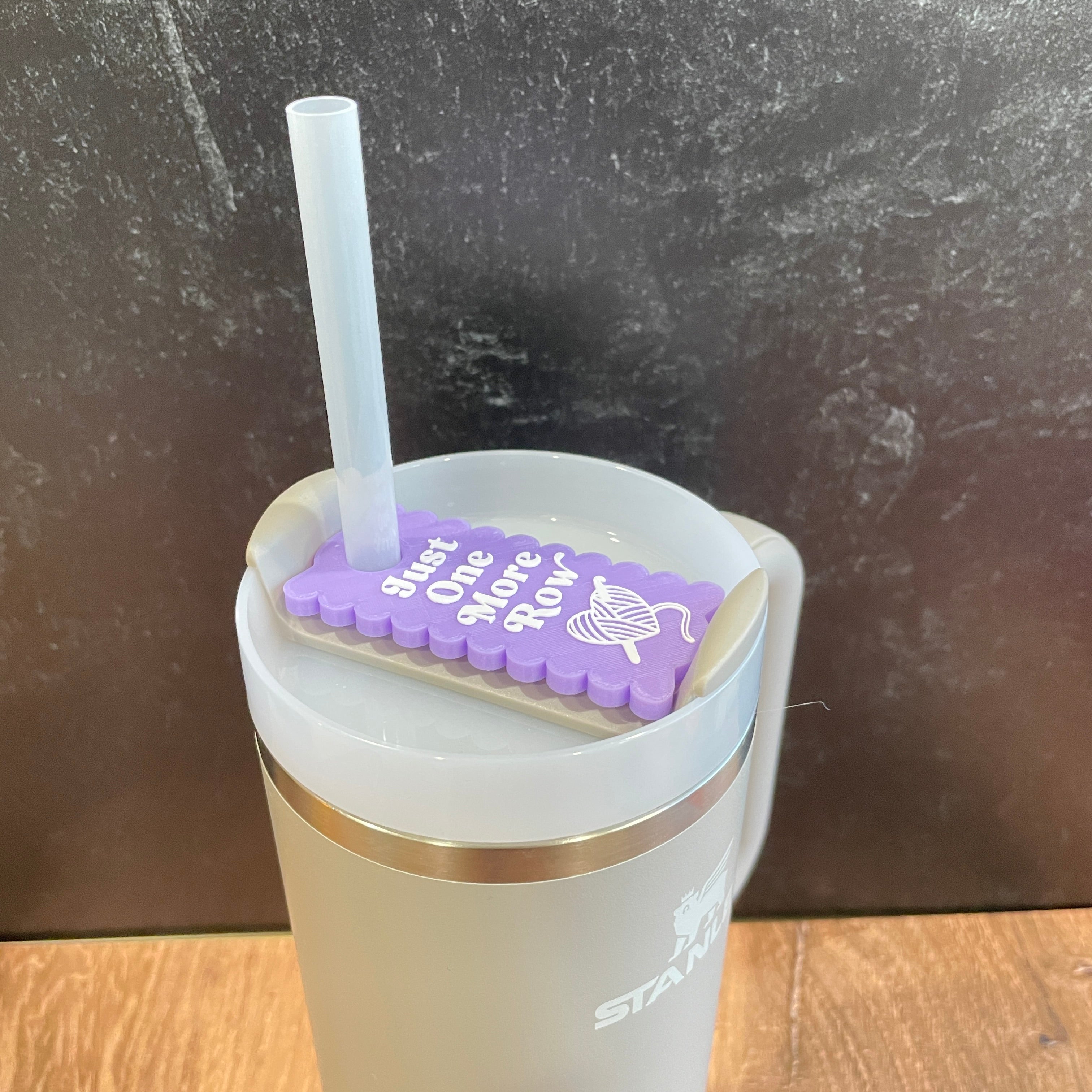 Just One More Row Tumbler Lid