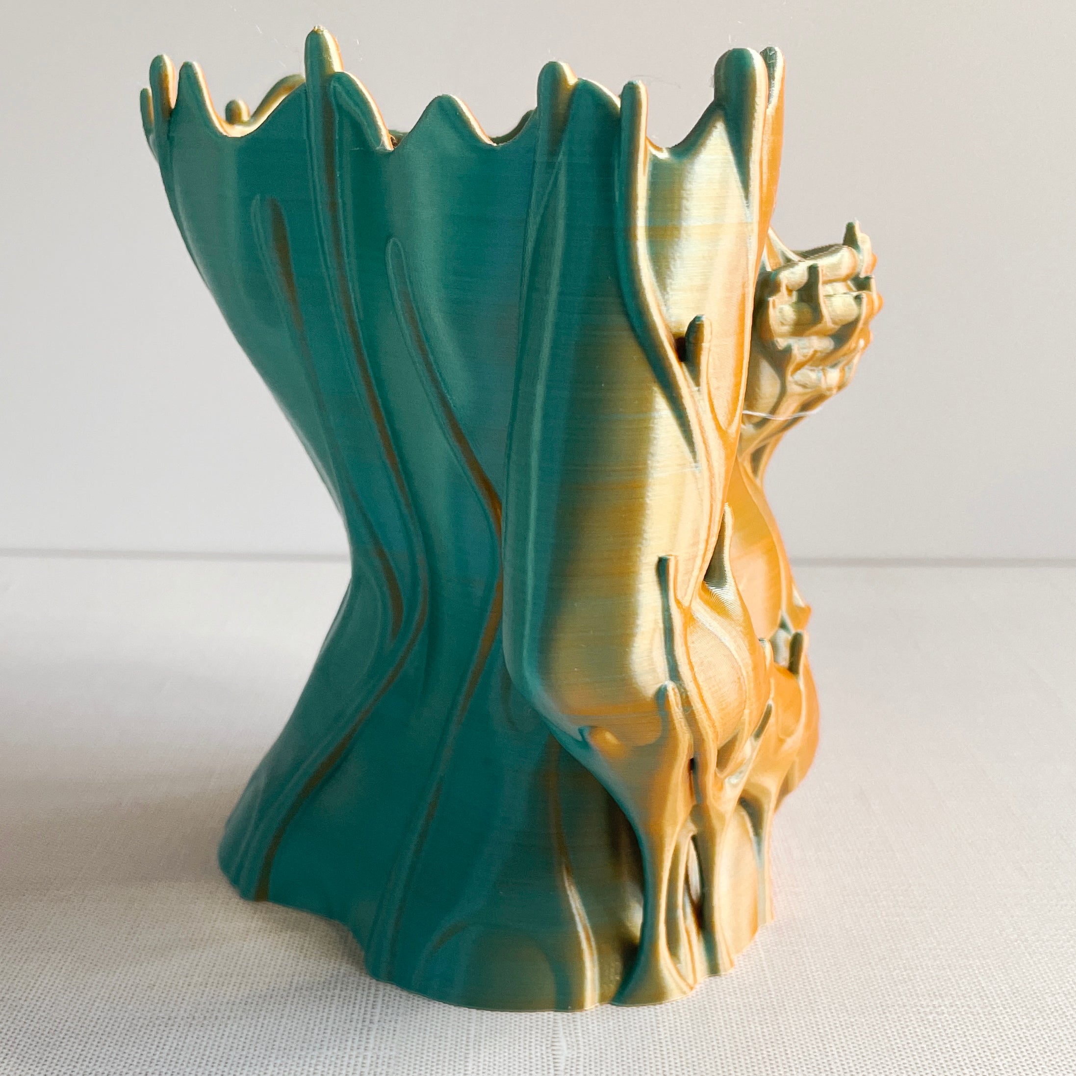 Fertility Goddess Succulent Planter. Melted Woman Plant Gift.
