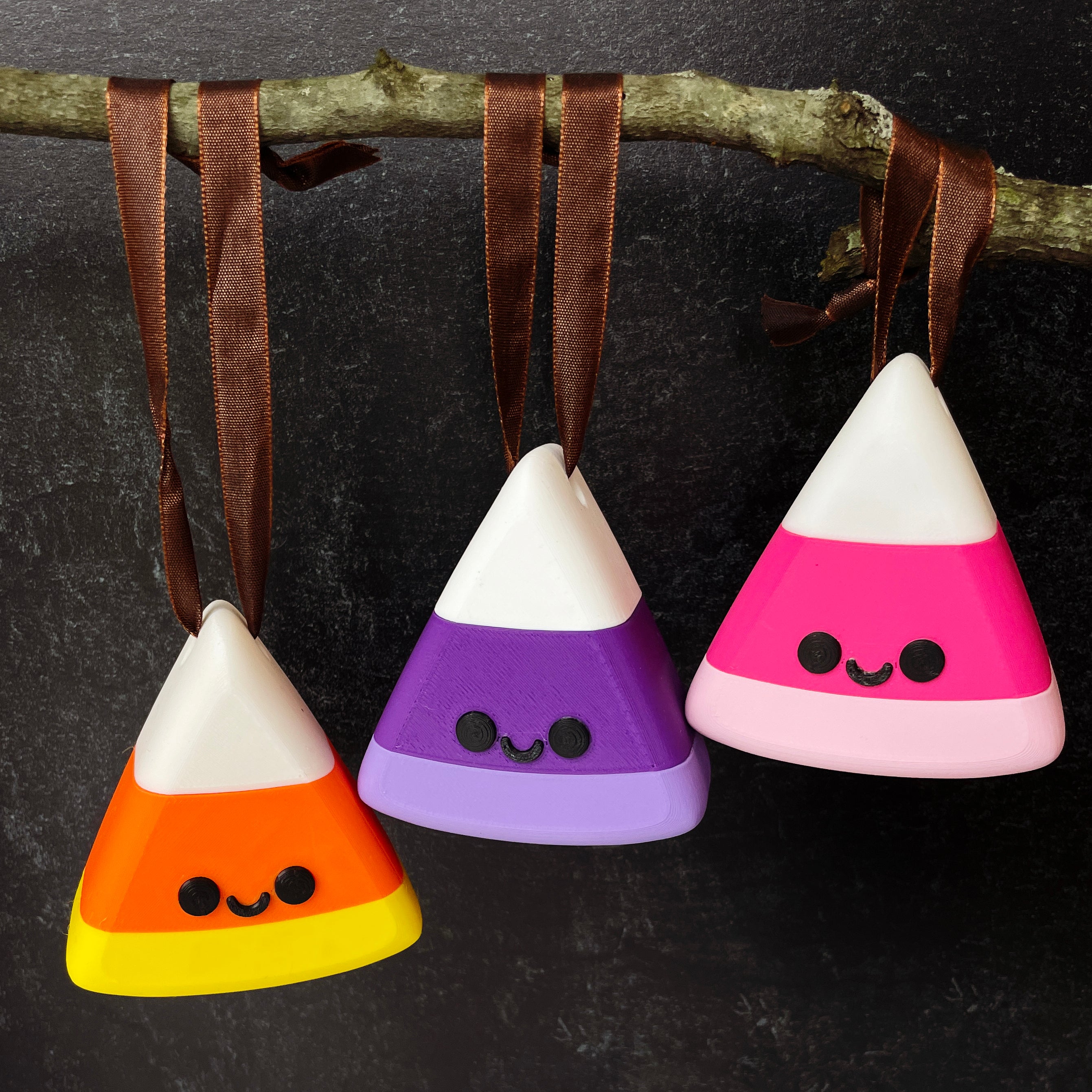 Kawaii Candy Corn Ornaments