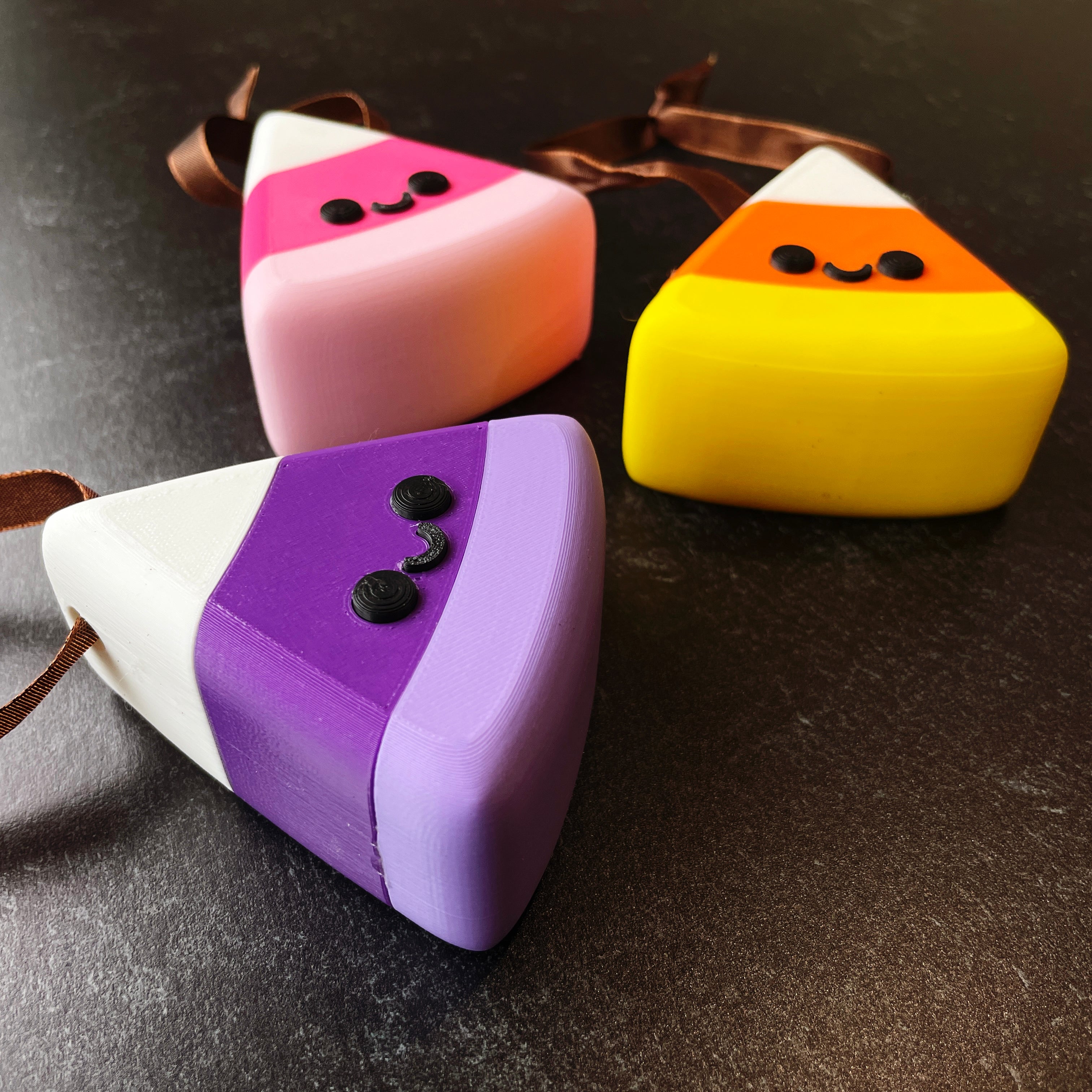 Kawaii Candy Corn Ornaments