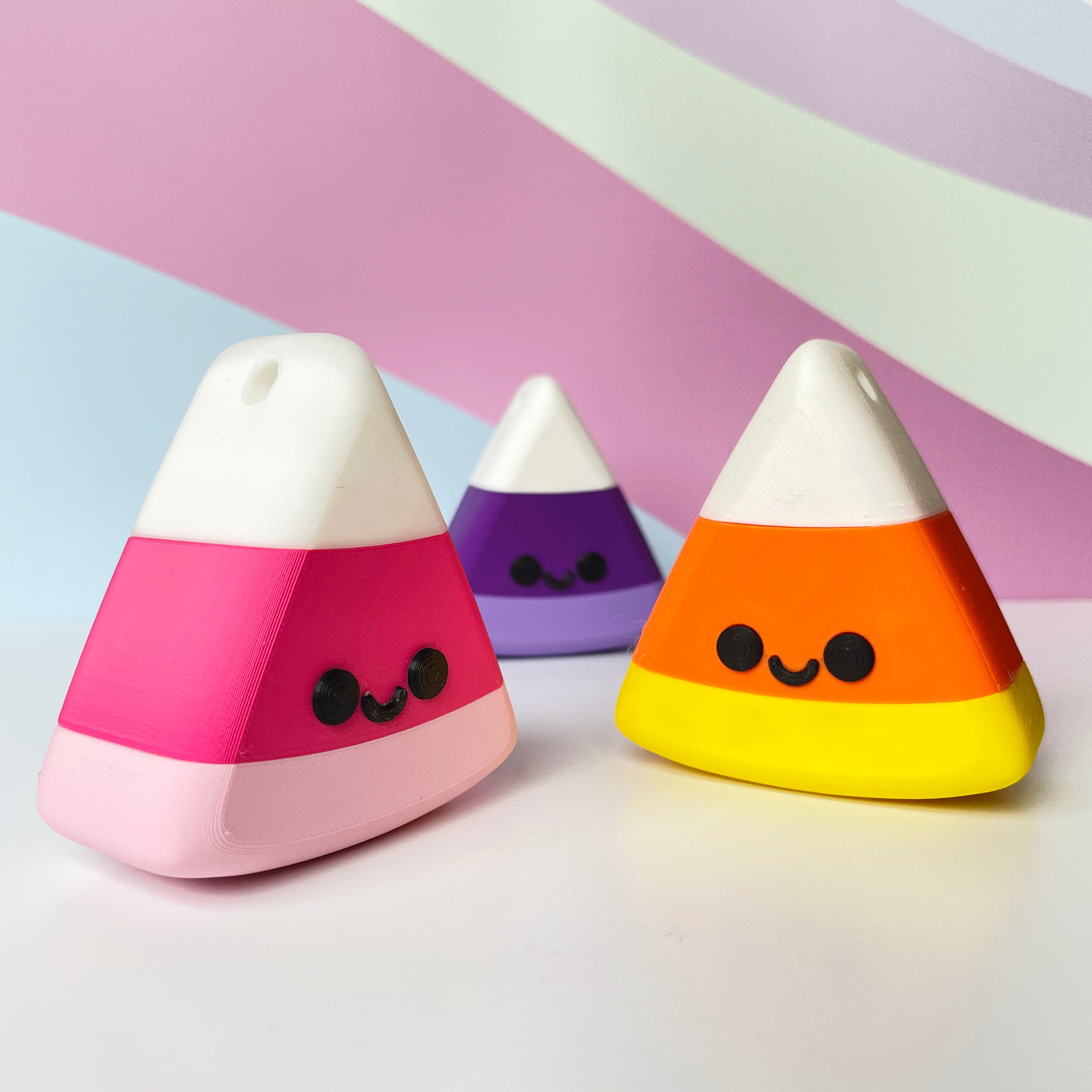Kawaii Candy Corn Ornaments