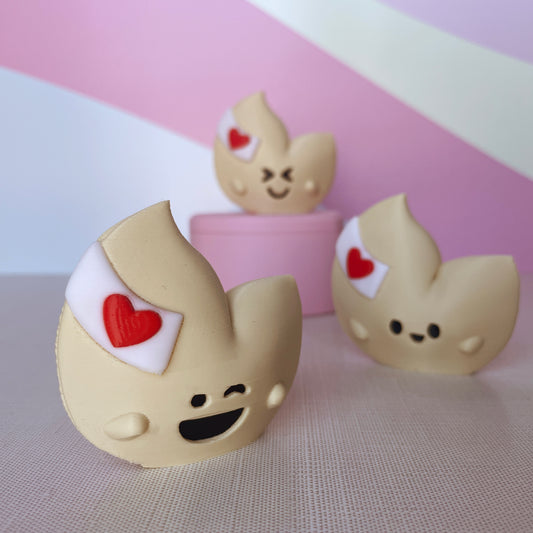 Kawaii Fortune Cookies Set. Heartwarming Desk Decor & Gift!