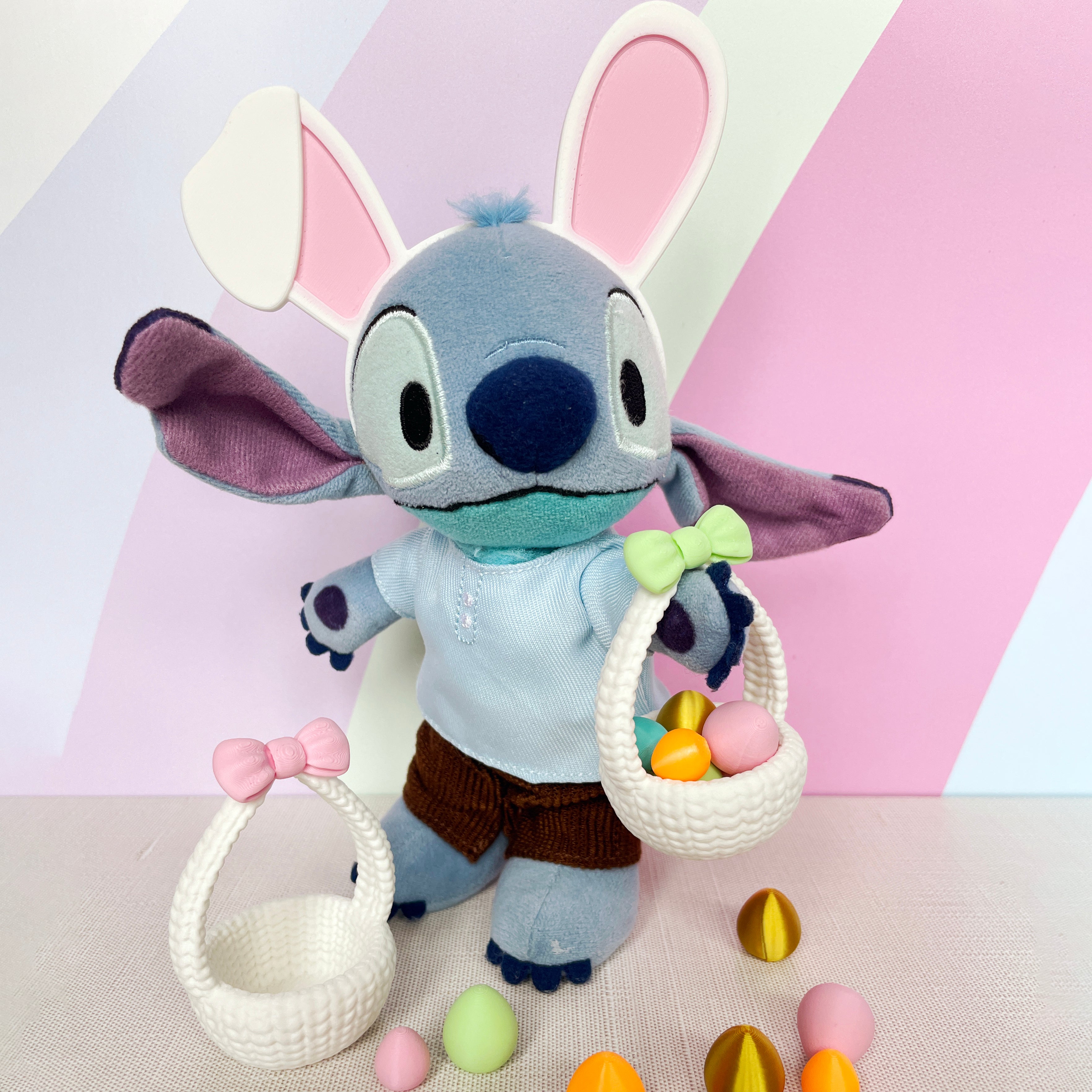 Bunny Ears Headband for Plush - Spring & Easter Accessory