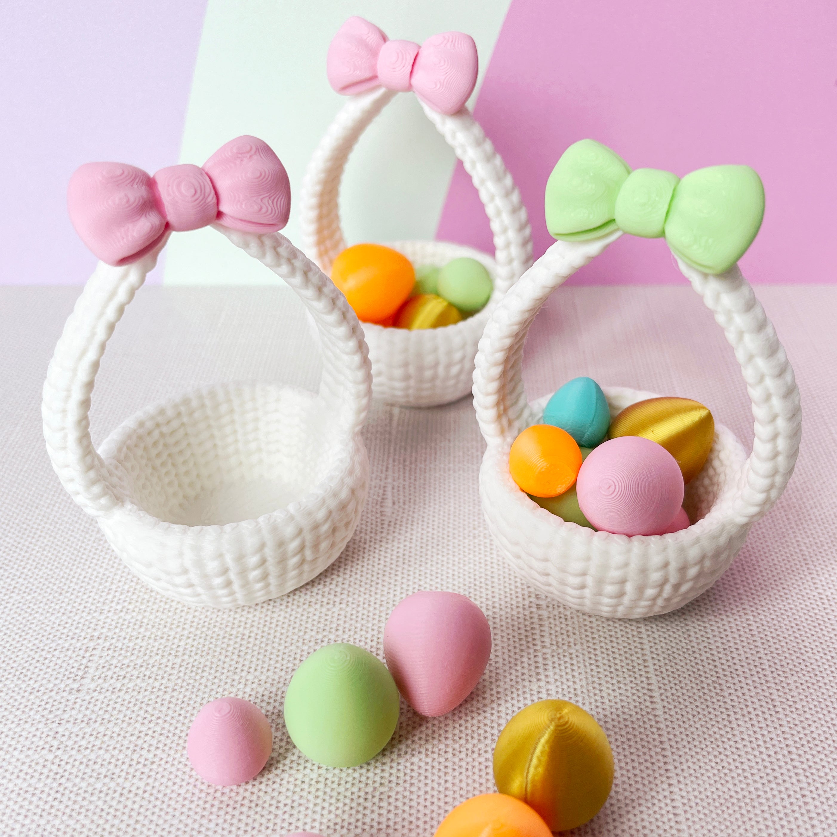 Miniature Easter Basket for NuiMOs