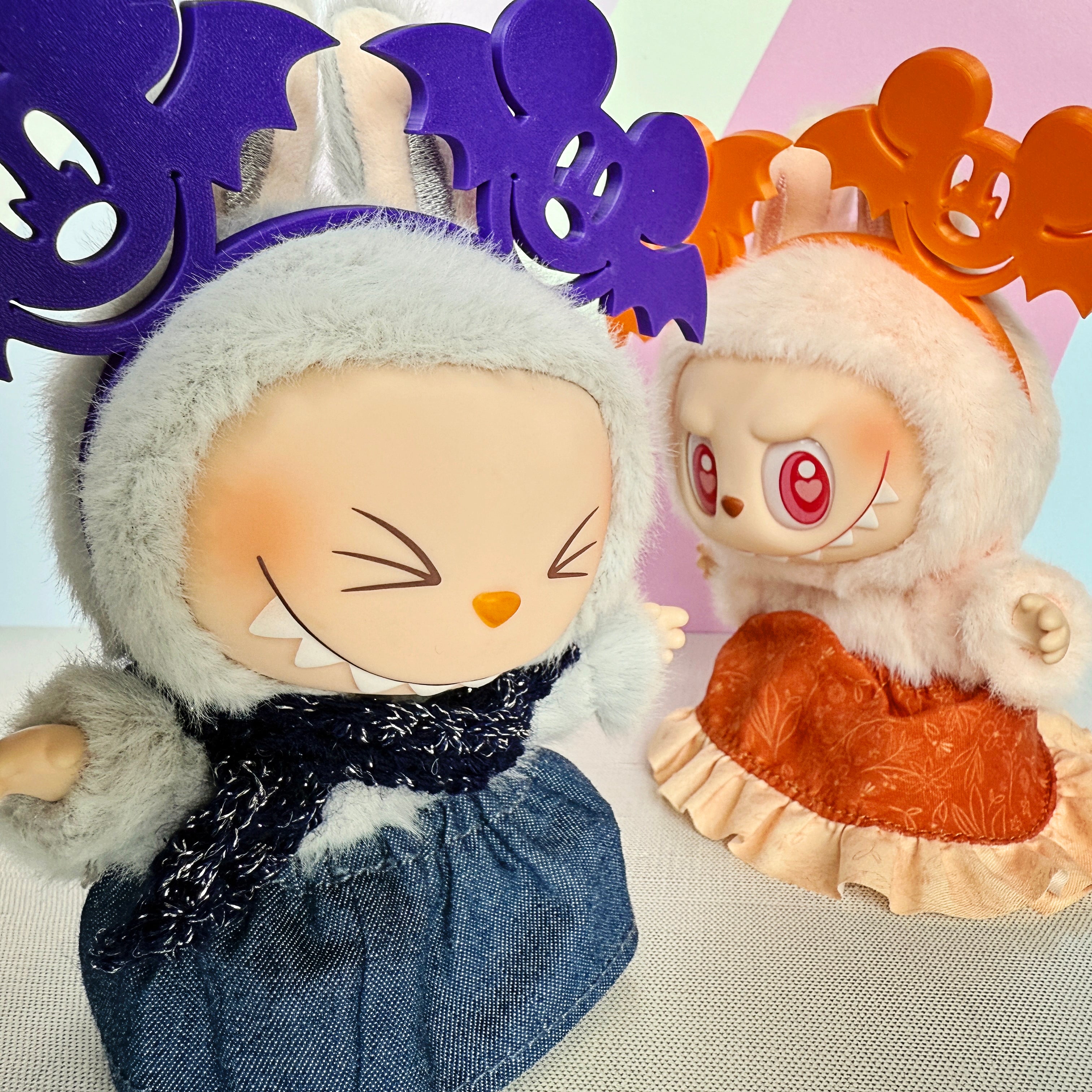 Halloween Buckets for Labubu Plushes
