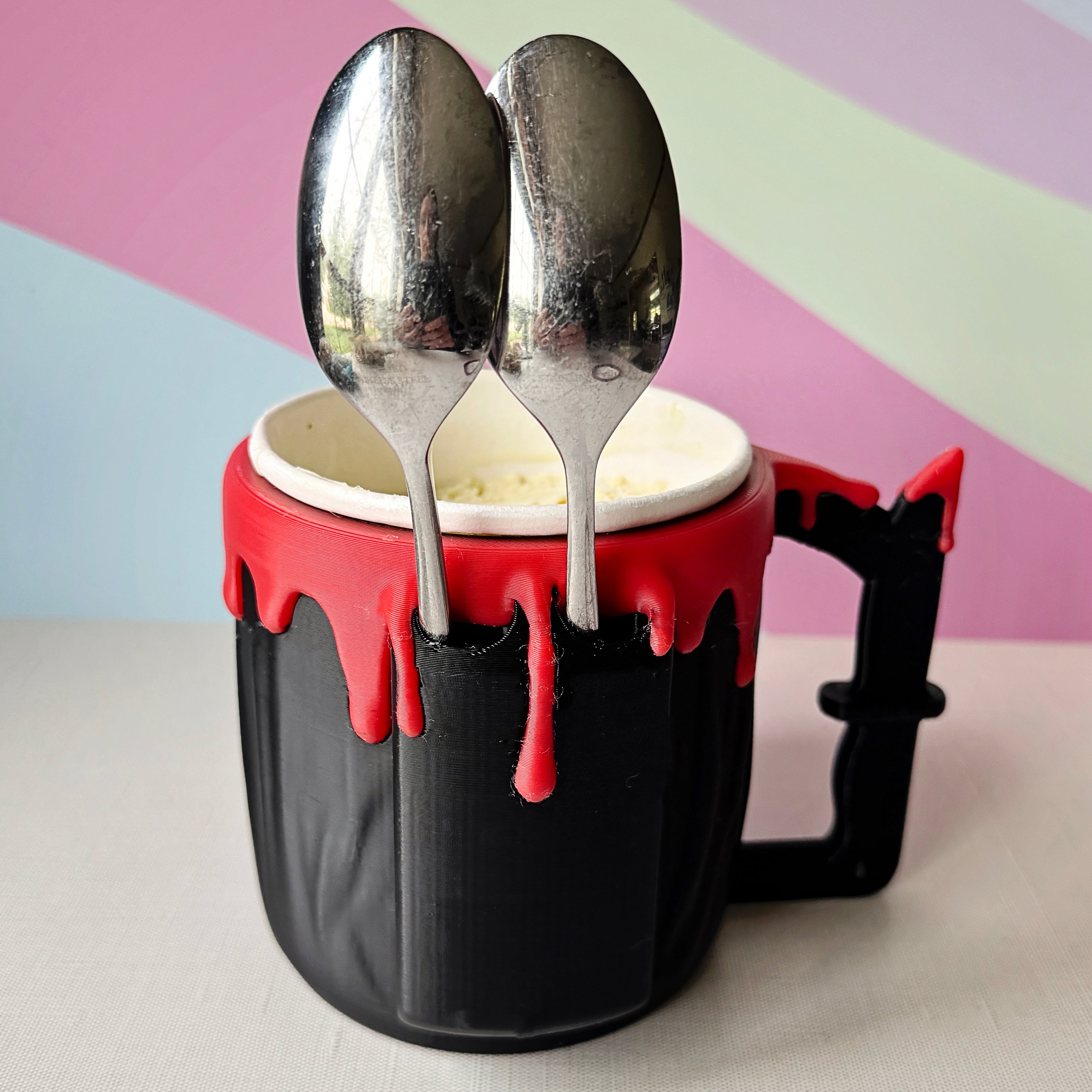Ghostface Ice Cream Pint Holder