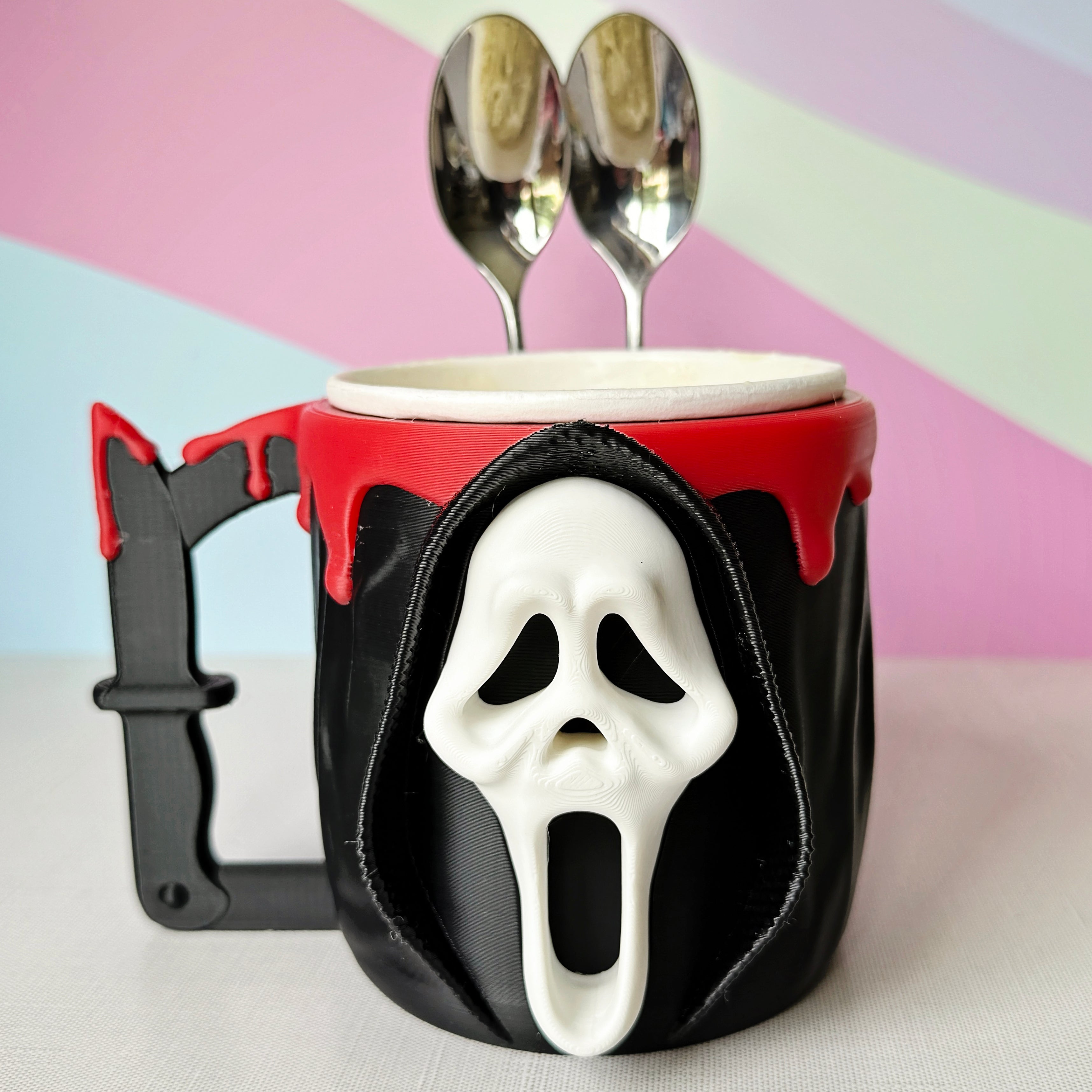 Ghostface Ice Cream Pint Holder