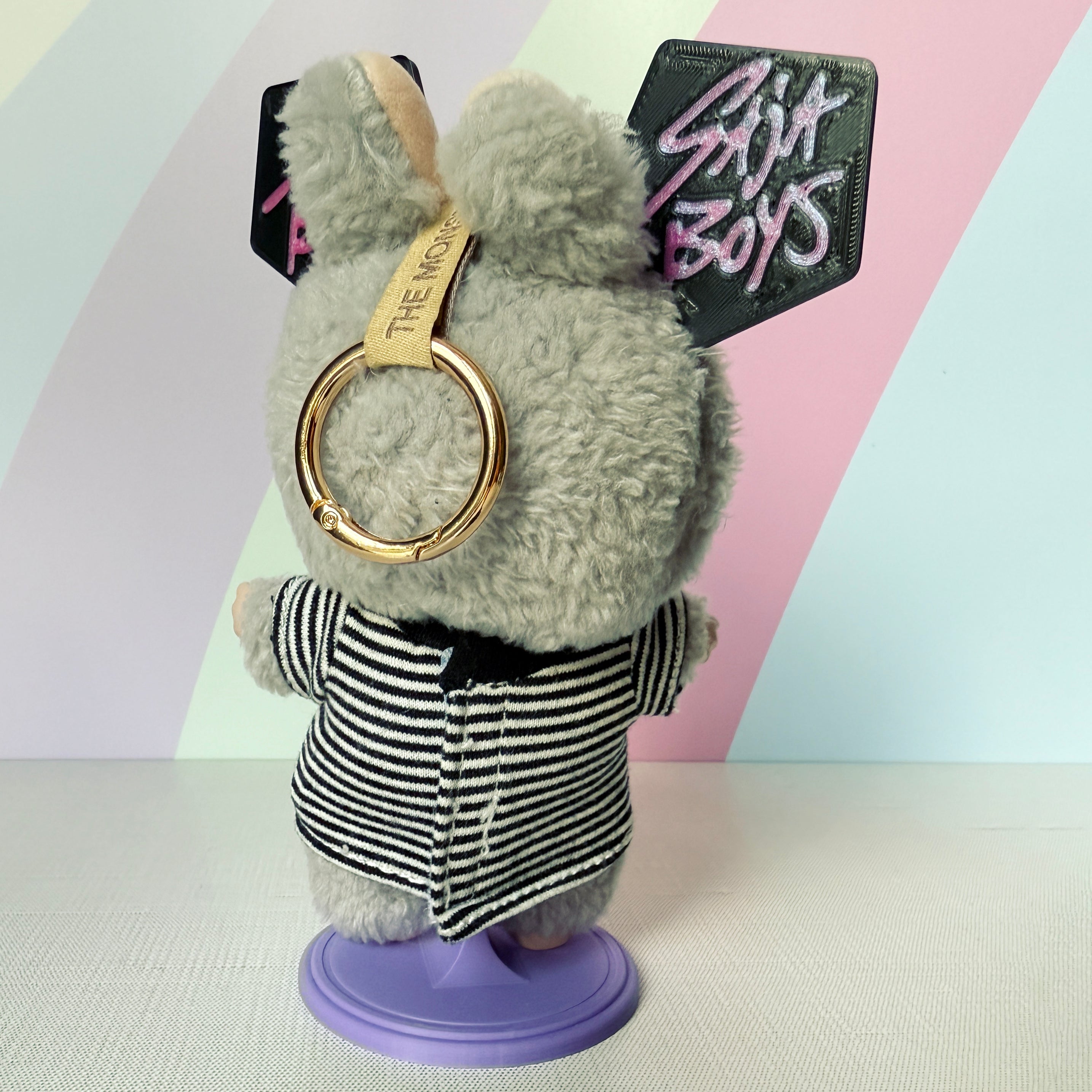 K-Pop Demon Hunters Inspired Ears for NuiMO, Labubu and Keychain Plush.