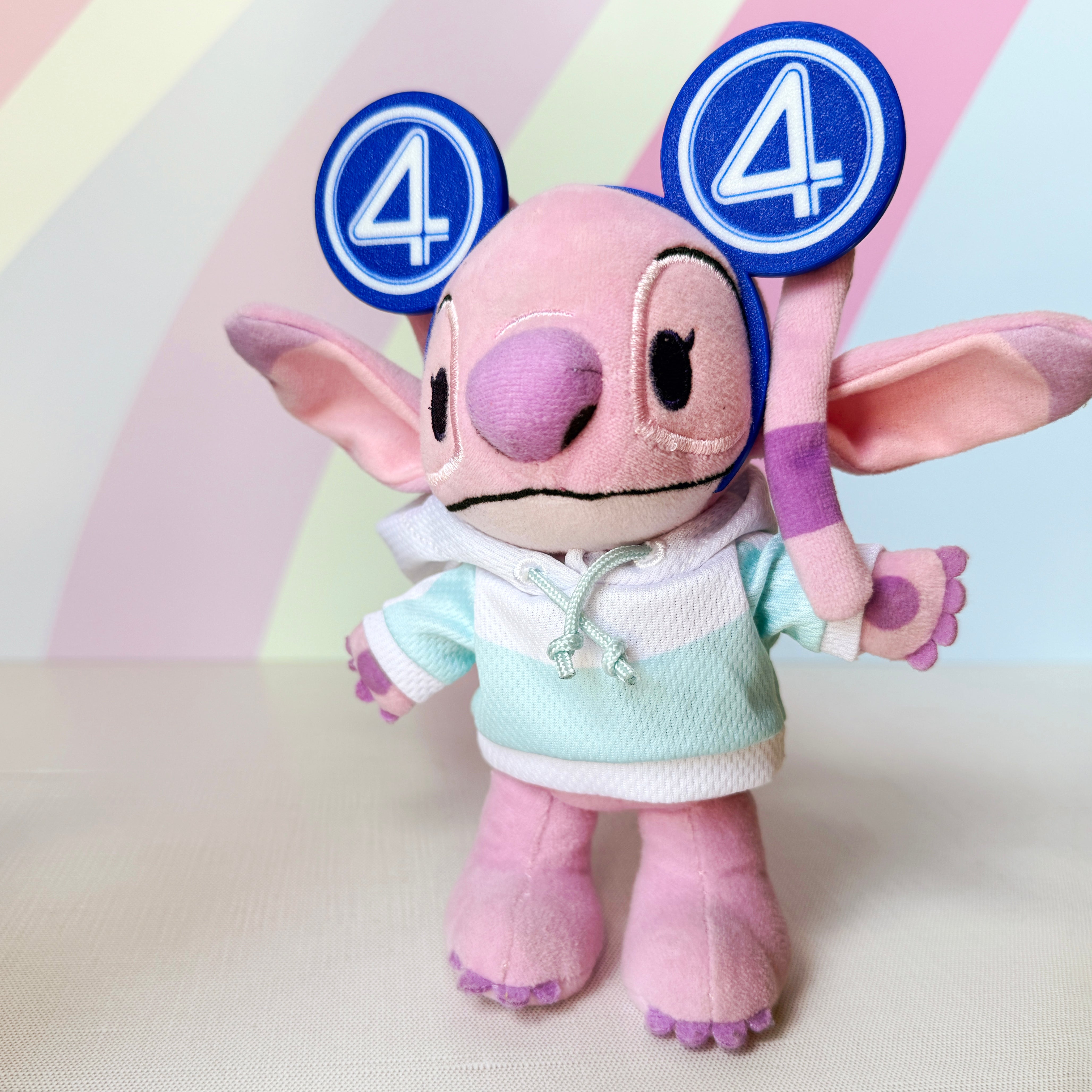 Fantastic Four Inspired Mouse Ears for NuiMO, Labubu and Keychain Plush.