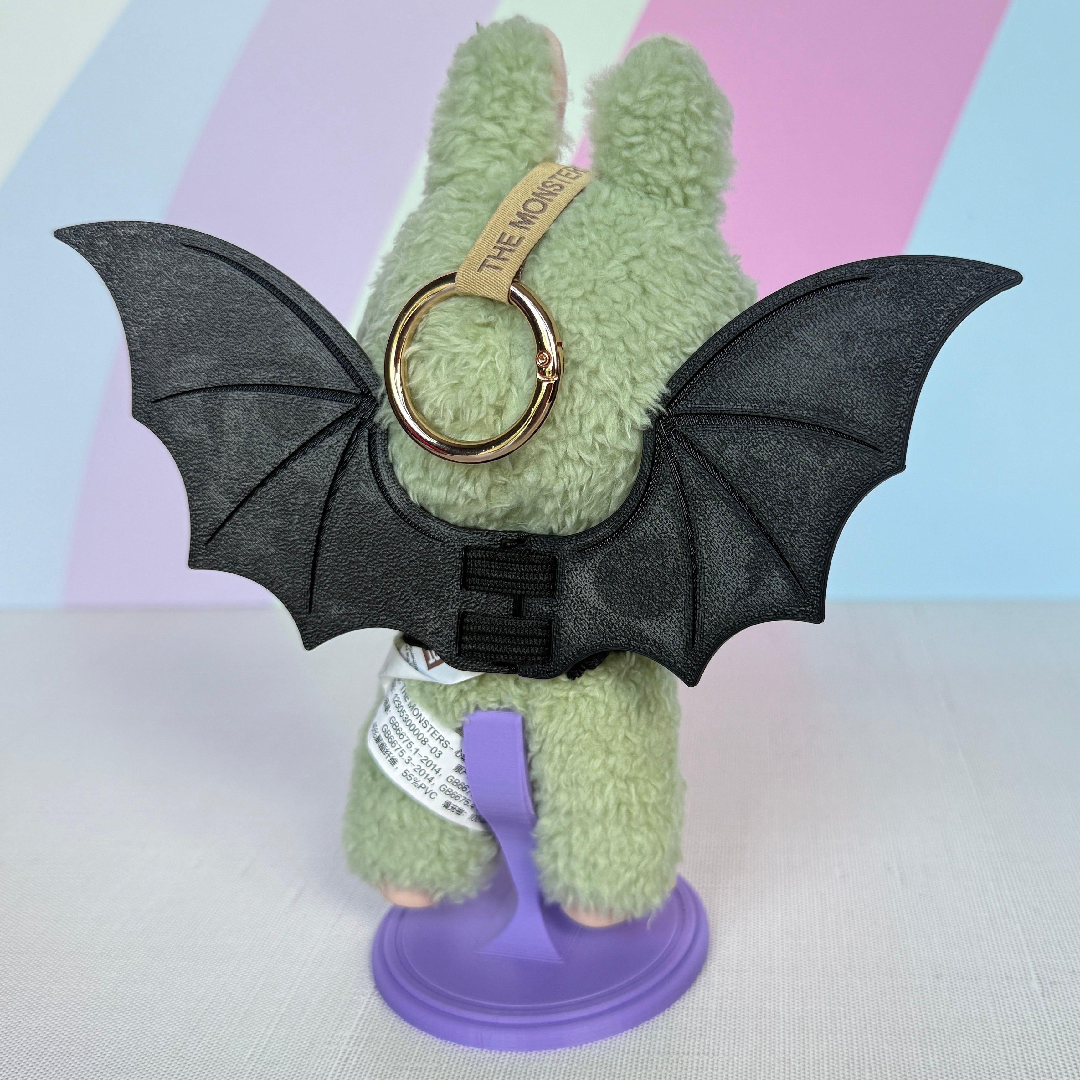 Hinged Bat Wings for Labubu, Nuimos & Plush Dolls.