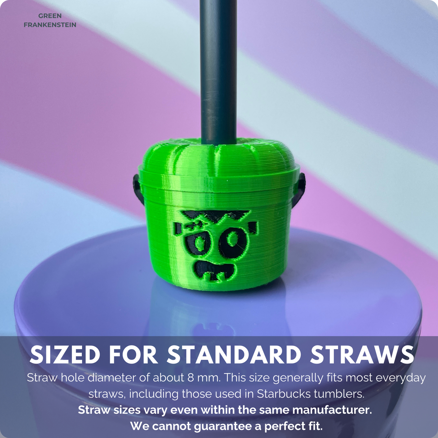 Halloween Buckets for STANDARD Straw Toppers