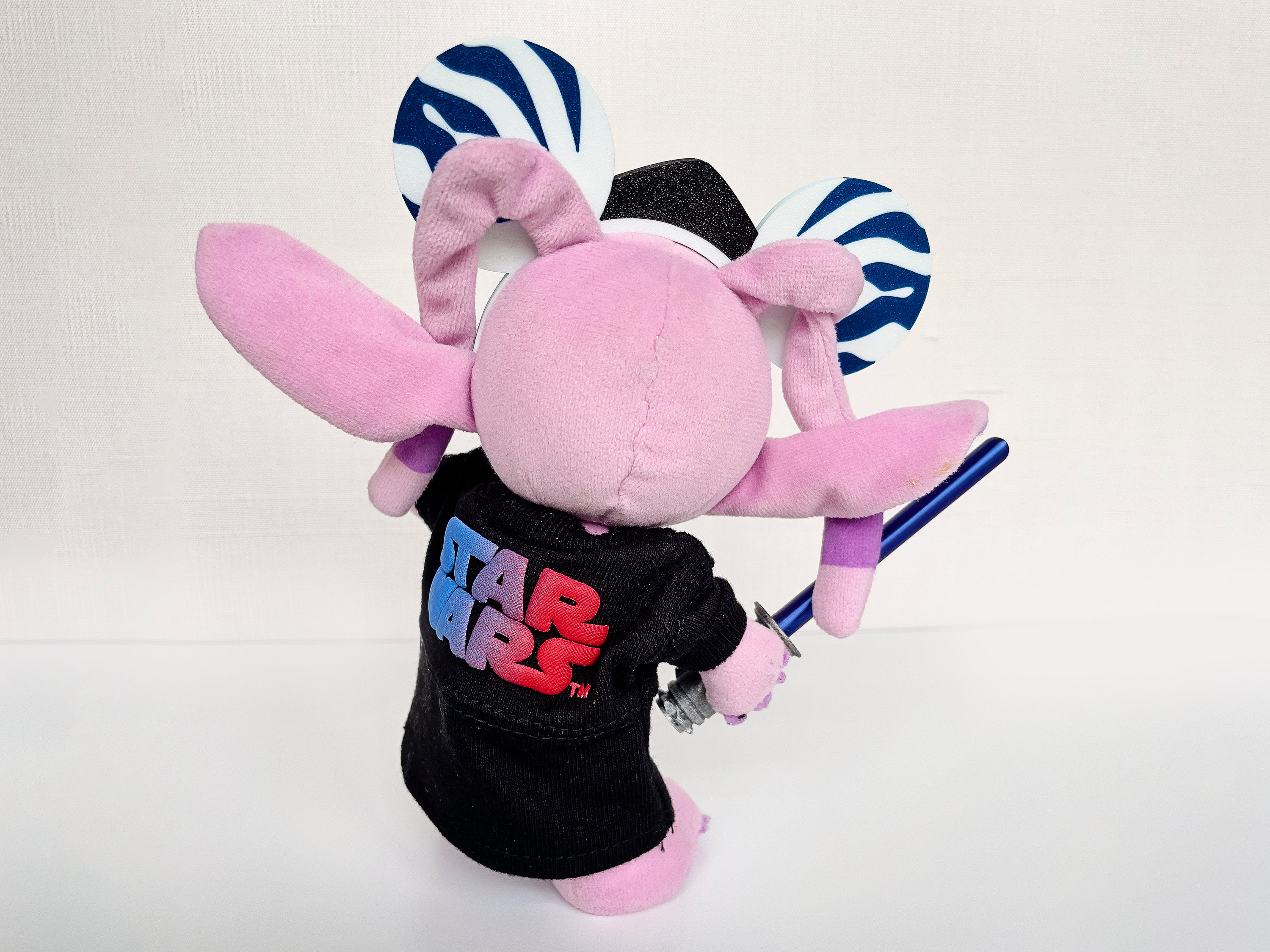 Plush toy with Blue Striped Ears
