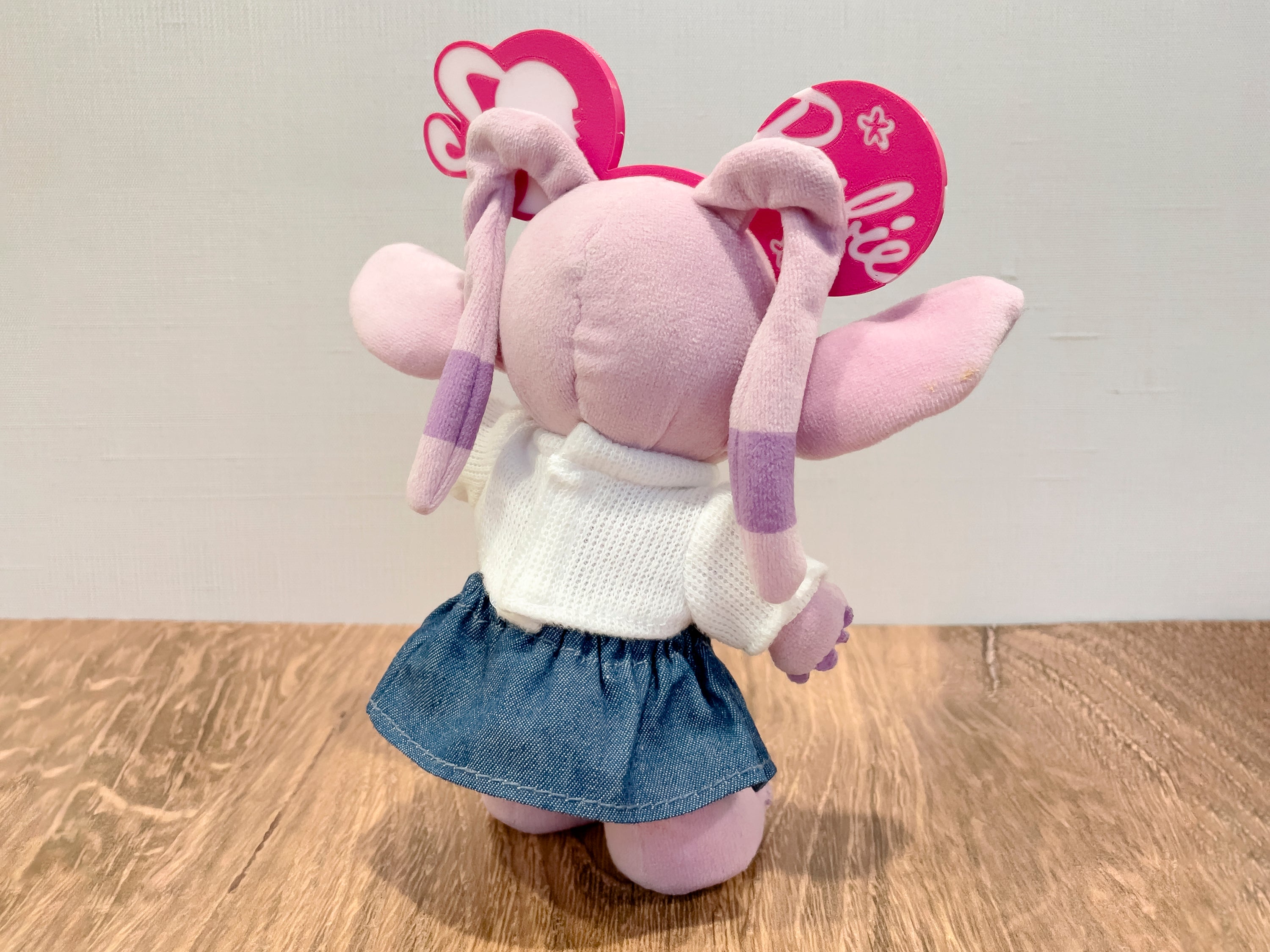 Vintage Pink Ears for NuiMO & Labubu Plushes