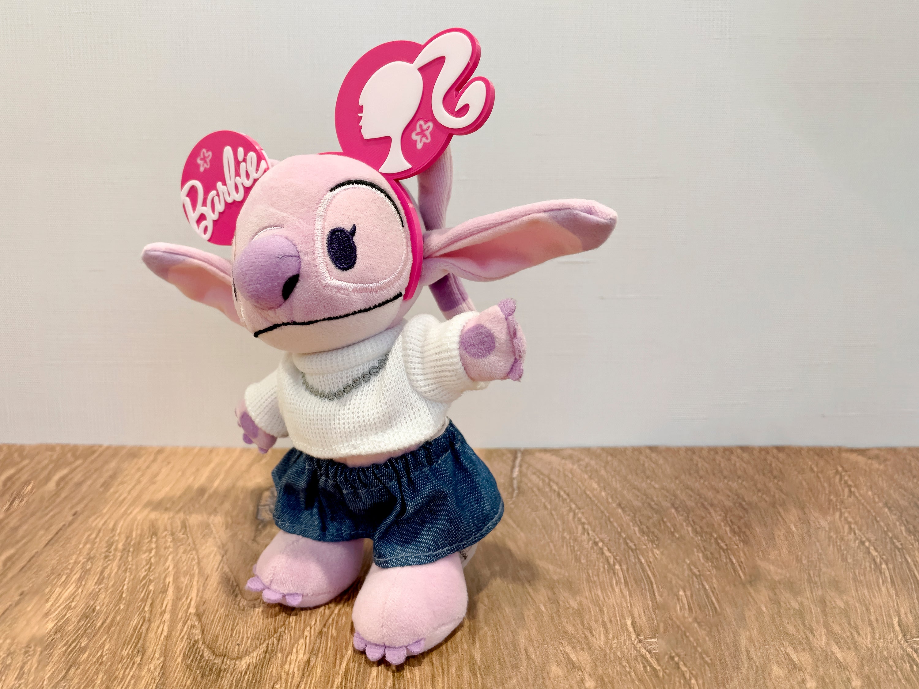 Vintage Pink Ears for NuiMO & Labubu Plushes
