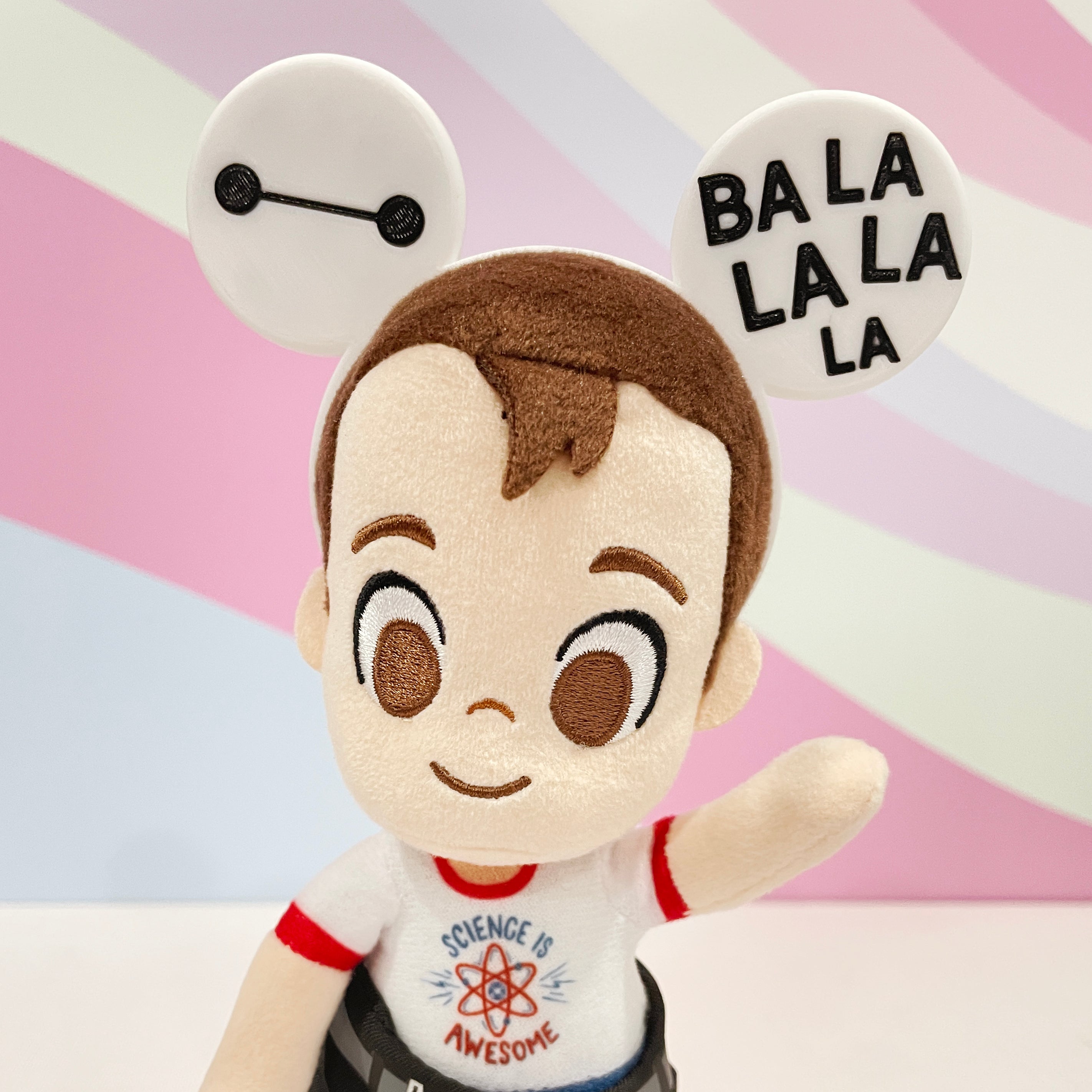 Baymax-Inspired Mouse Ears for NuiMO & Labubu Plush