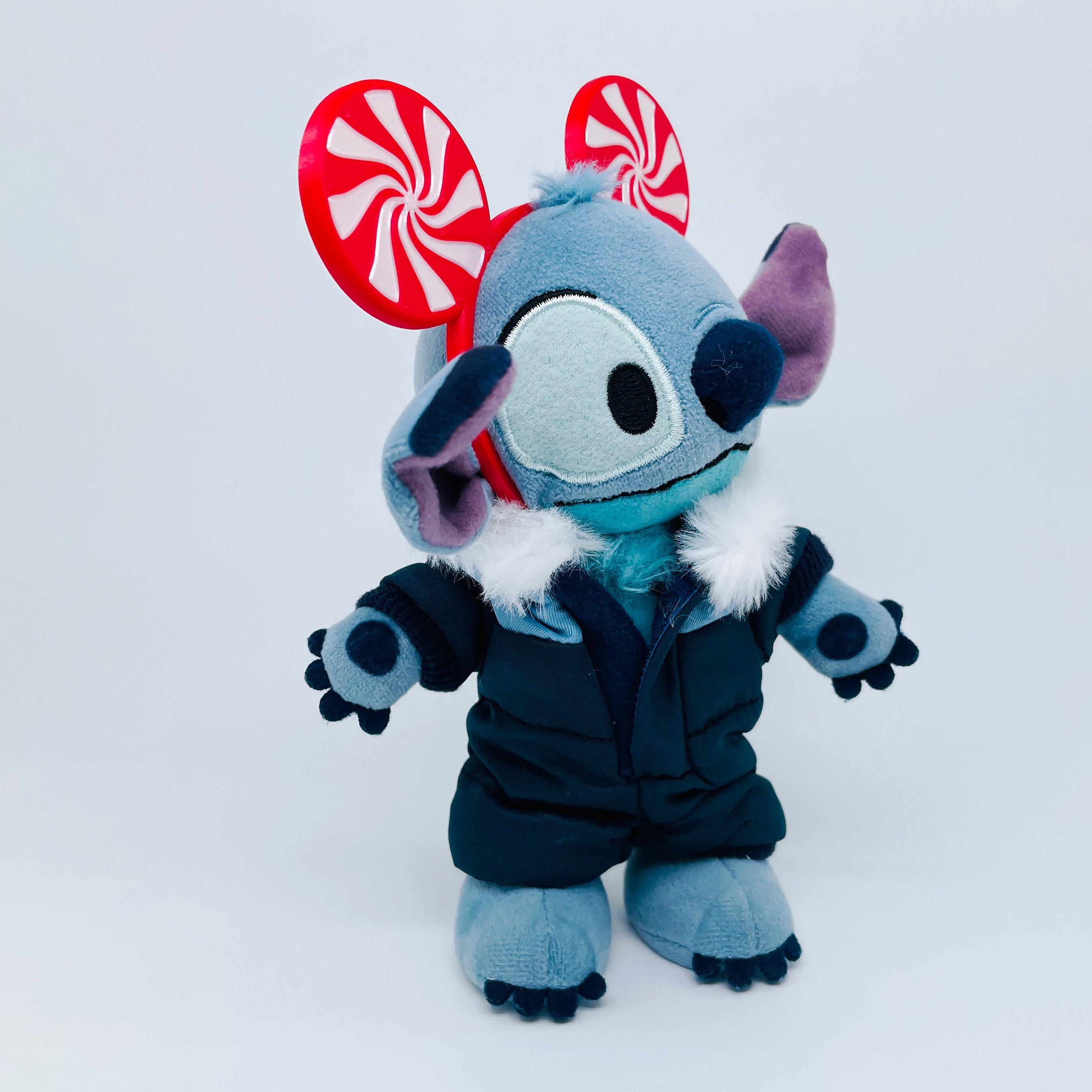 Candy Cane Ears Headband for Mini Plush Figures - Holiday Edition