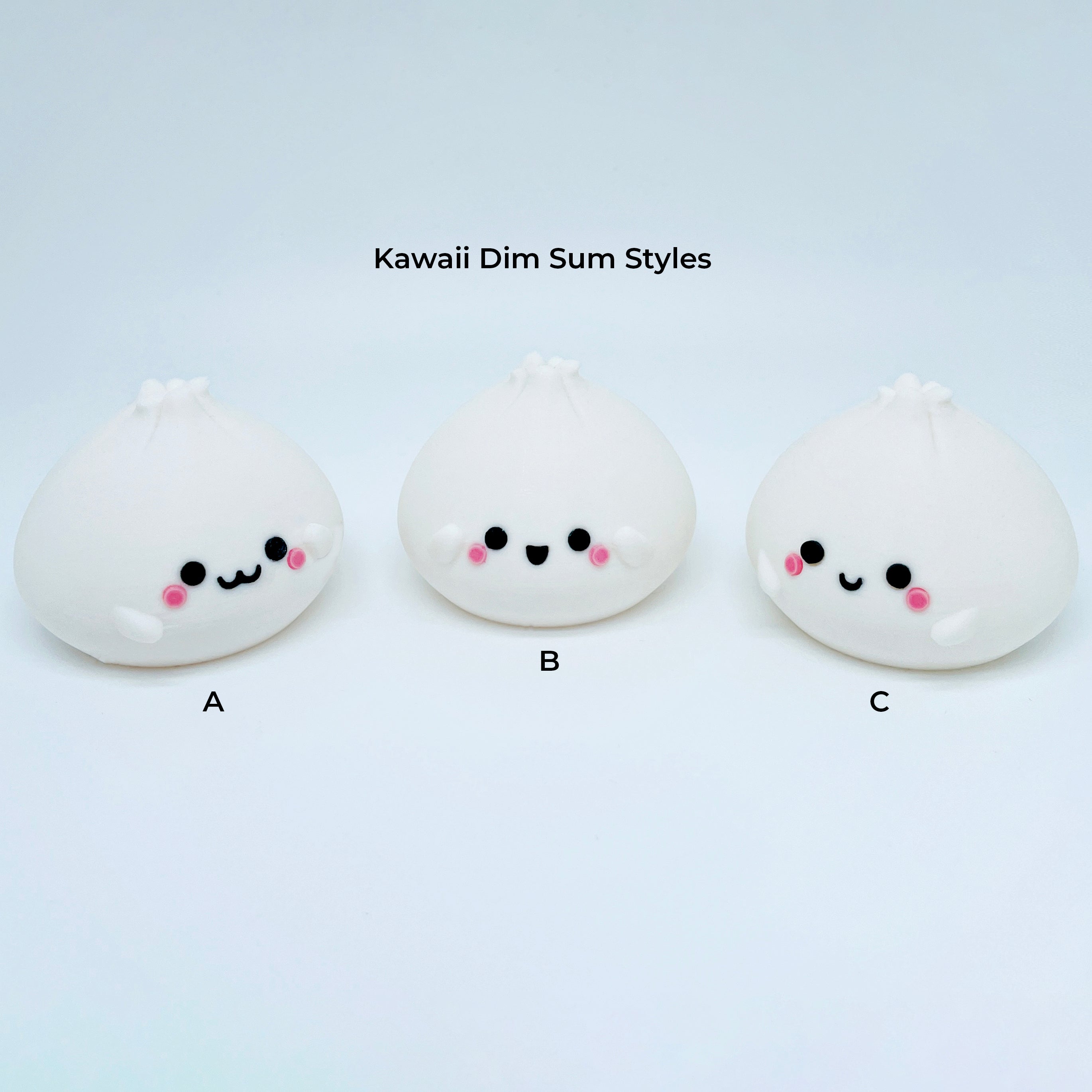 Kawaii Dim Sum Ornaments – Cute Dumpling Decor & Valentine Gift Option