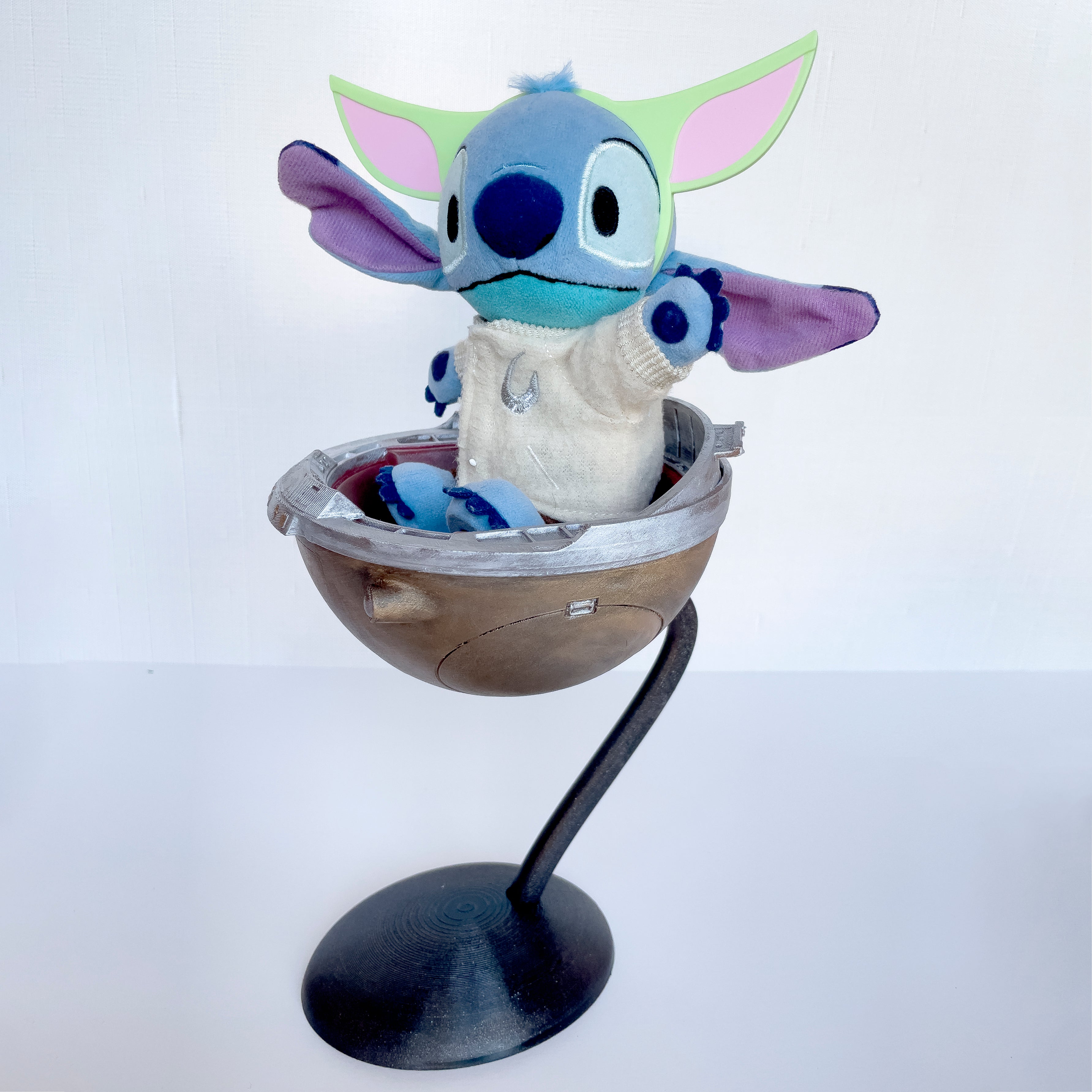 Grogu-Inspired Plush Ears Headband – Fits NuiMO & Labubu