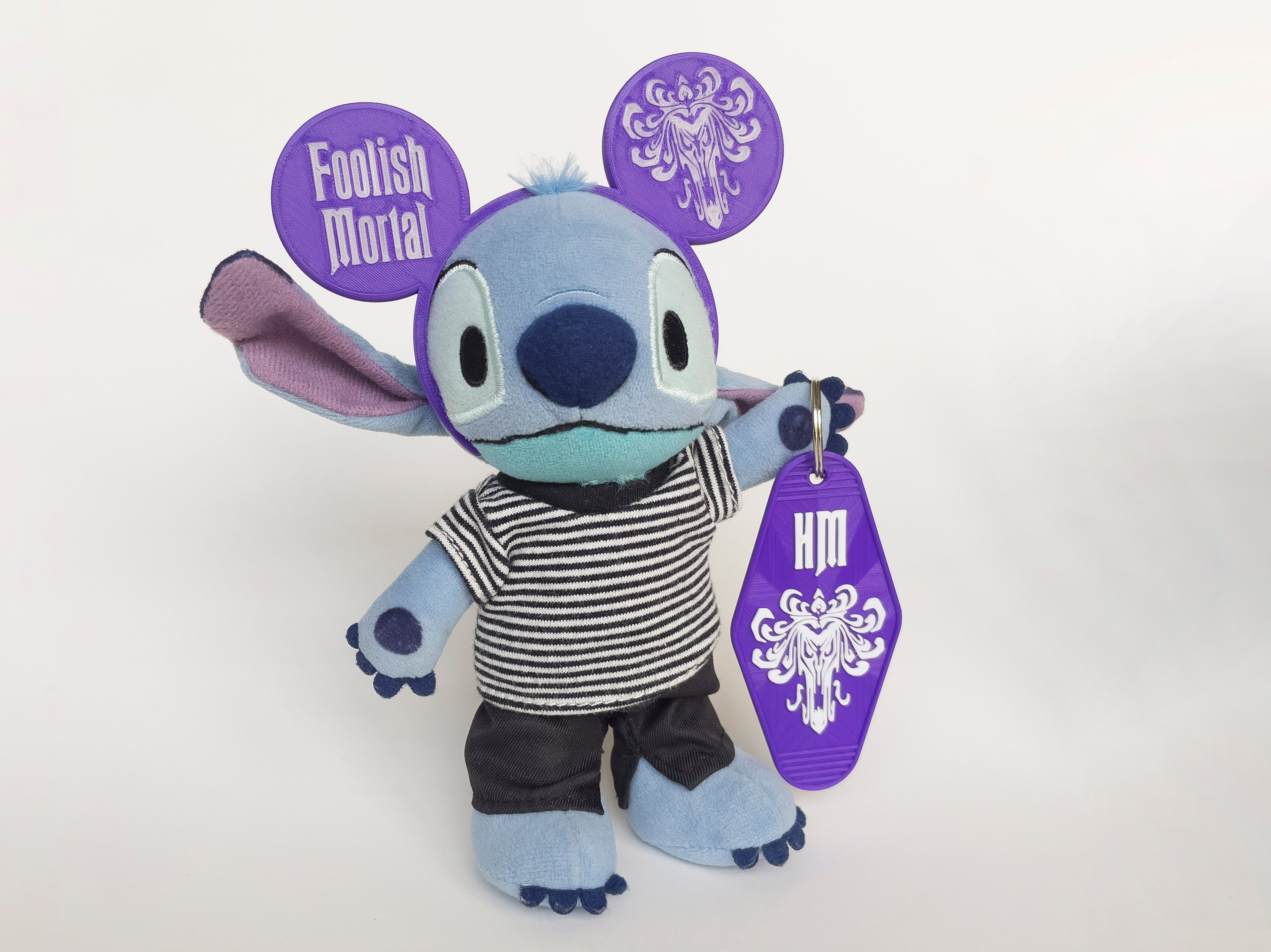 Haunted Mansion Mouse Ears & Vintage Keychain for NuiMO Plushes