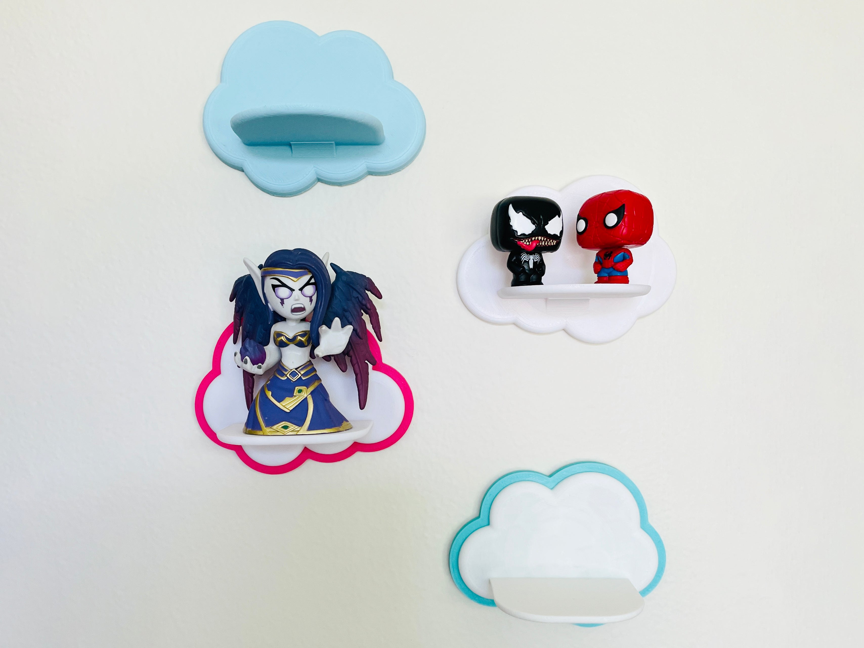 Floating Cloud Shelves - 2 Color Option