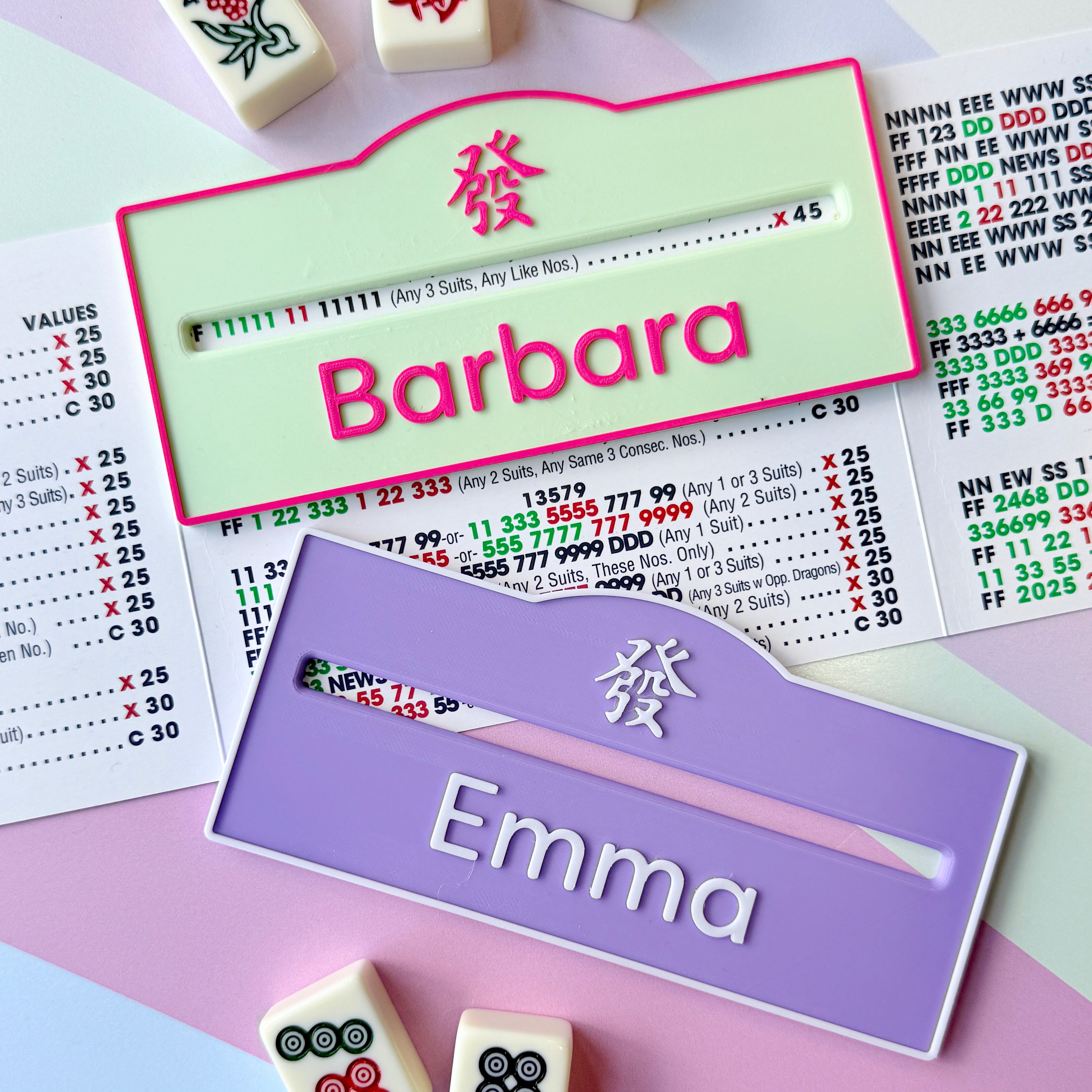 Personalized Mahjong Line Reader – The Muse