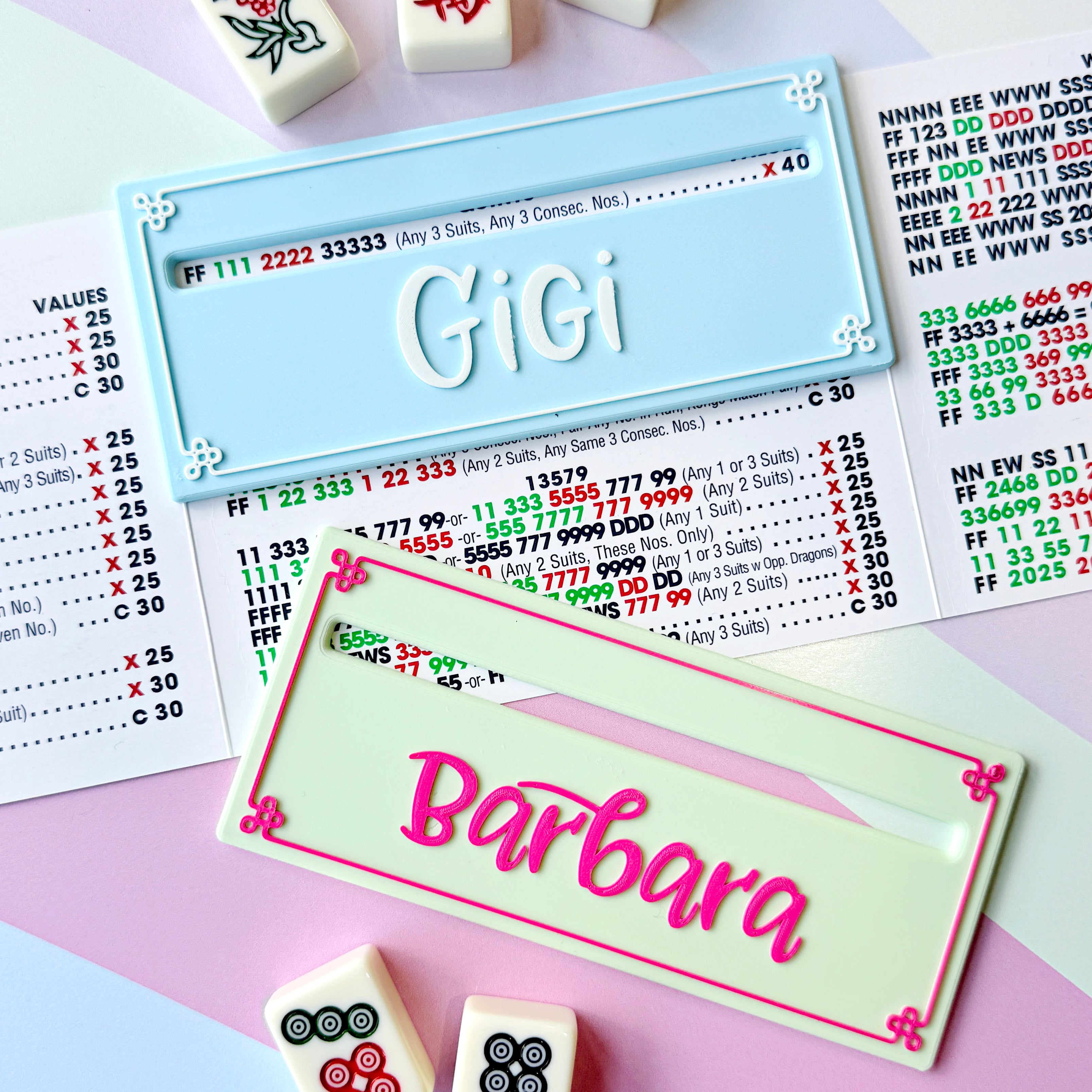 Personalized Mahjong Line Reader – The Signature