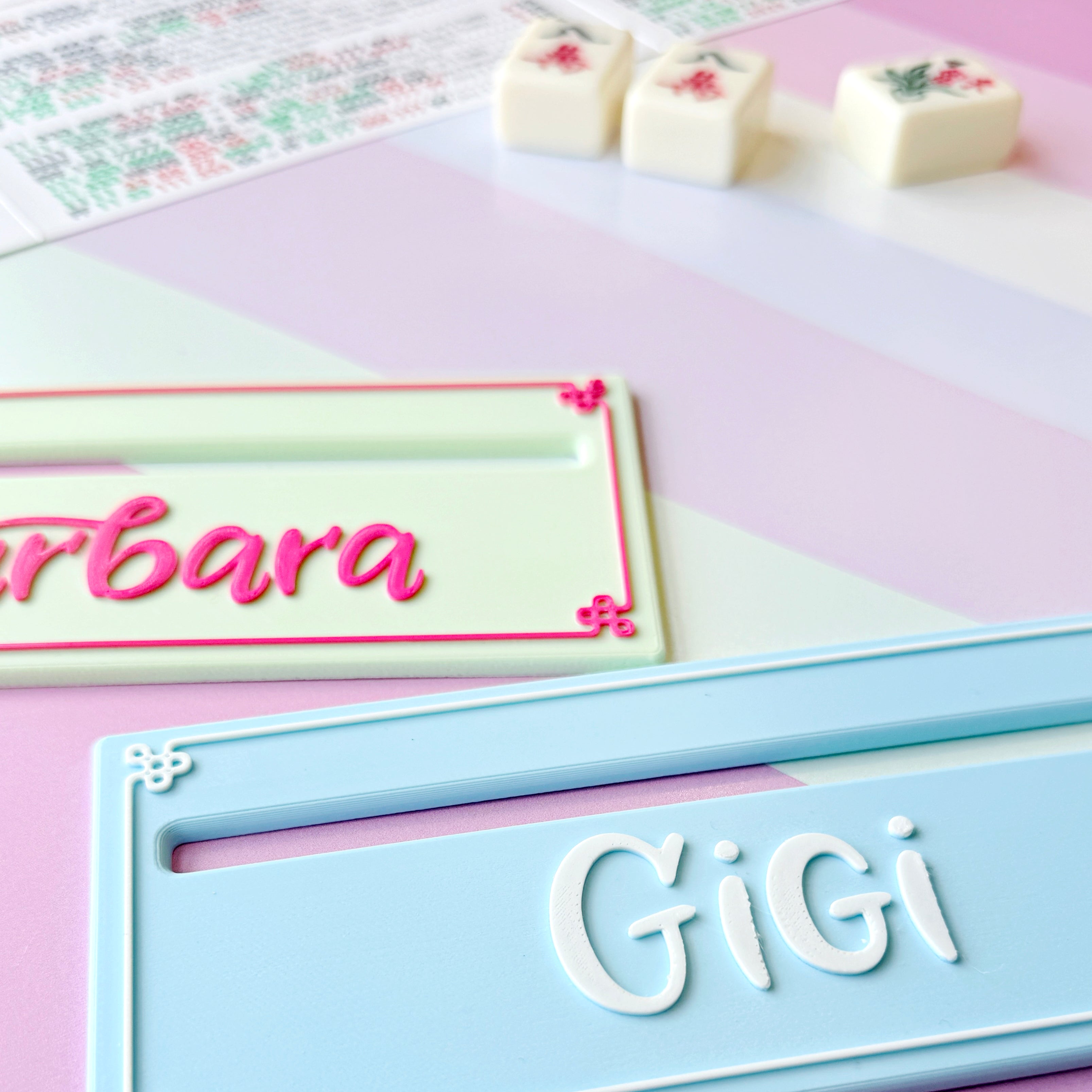 Personalized Mahjong Line Reader – The Signature