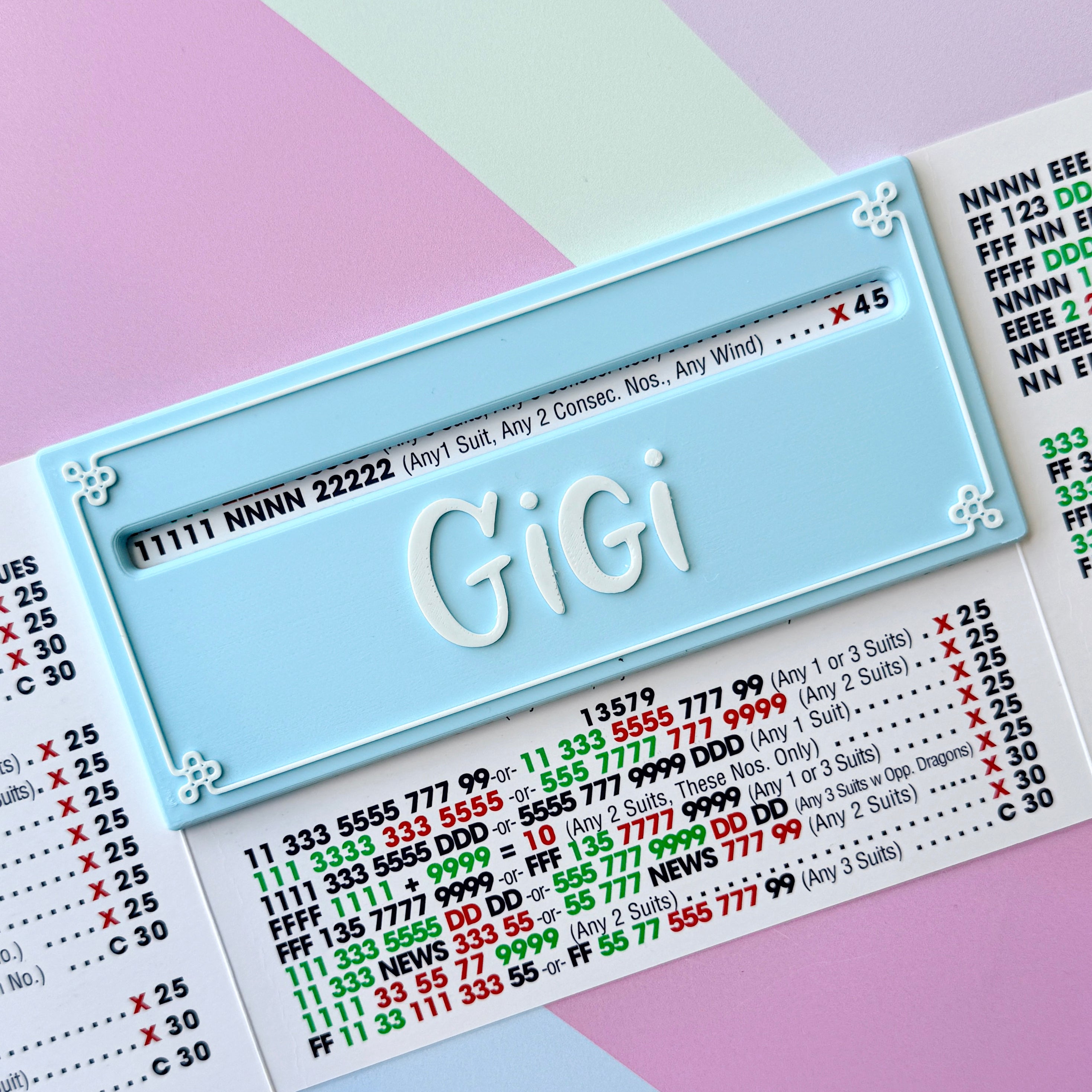 Personalized Mahjong Line Reader – The Signature