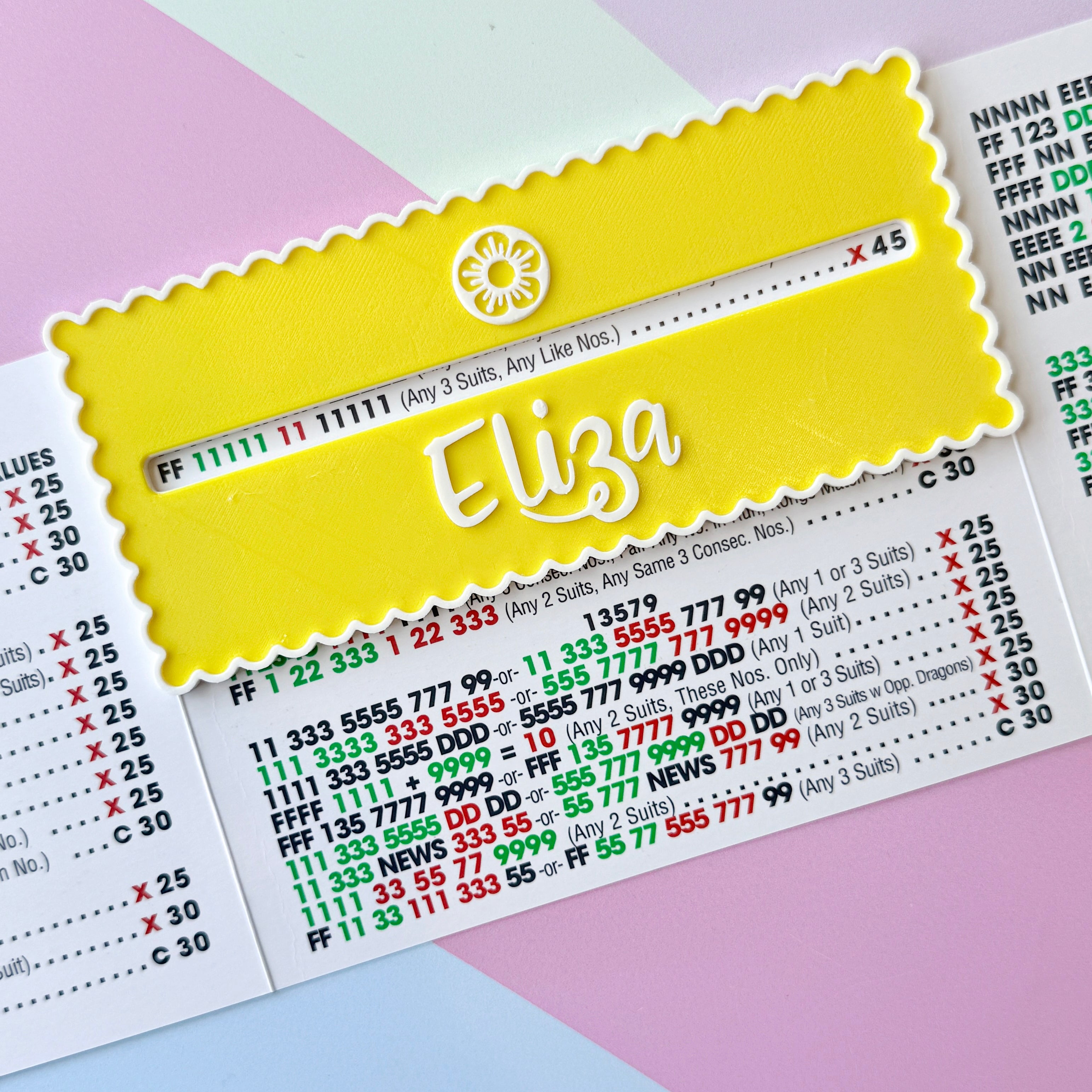 Personalized Mahjong Line Reader – The Statement