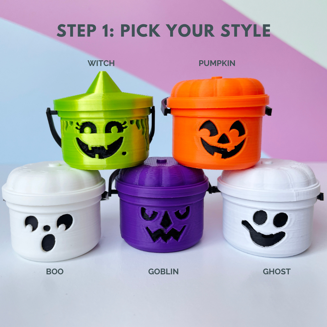 Halloween Buckets for Labubu Plushes