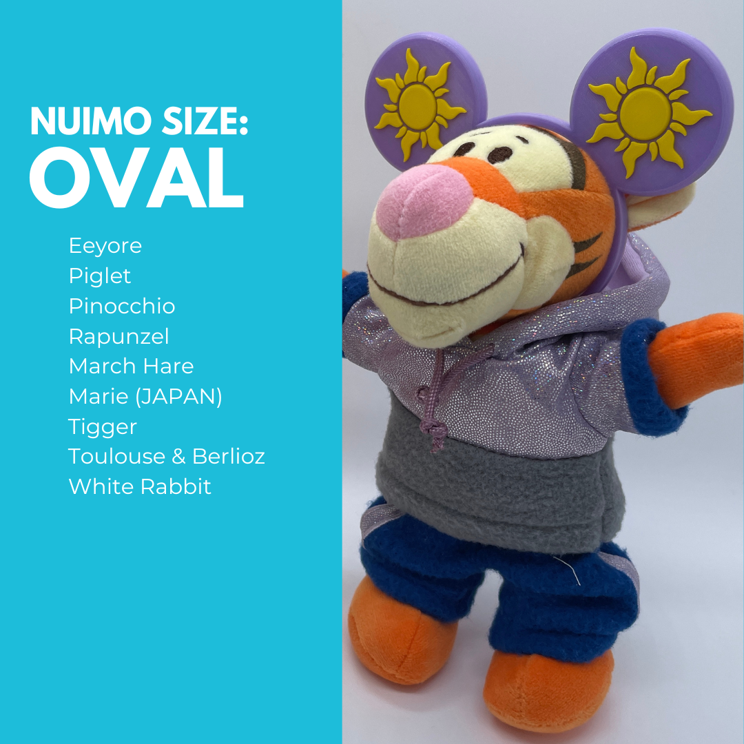 Ahsoka-Inspired Plush Ears Headband – Fits NuiMO & Labubu