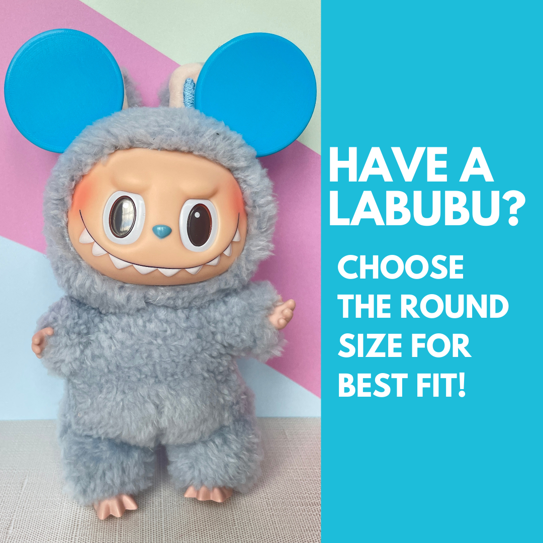 Nightmare Before Christmas Themed Ears for NuiMO & Labubu Plush