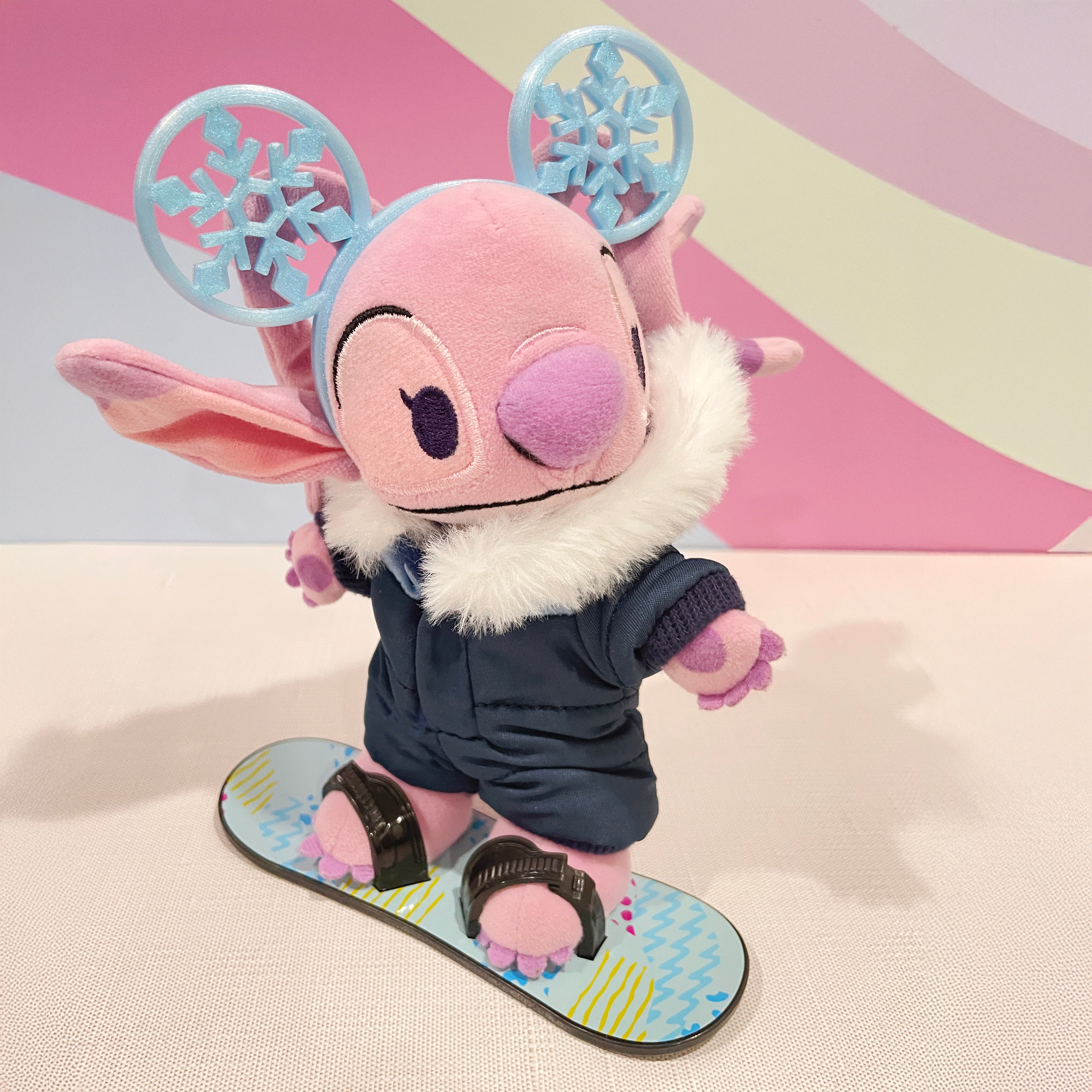Crystal Snowflake Mouse Ears for NuiMO Plush & Labubu